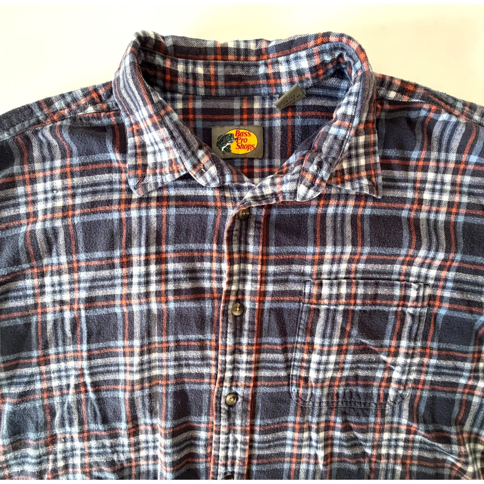 Bass Pro Shops Bass Pro Shop Mens XL Plaid Long Button Up Flannel Shirt Size US XL / EU 56 / 4 - 8 Thumbnail