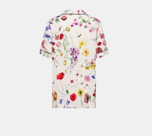 Dior o1w1db11124 Short-Sleeved Shirt in Multicolor Size XL / US 12-14 / IT 48-50 - 2 Thumbnail