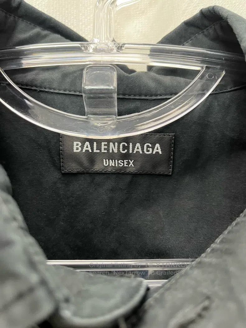 Balenciaga Balenciaga size 37 Solid Color Logo Printed Collared Long Size US S / EU 44-46 / 1 - 3 Thumbnail