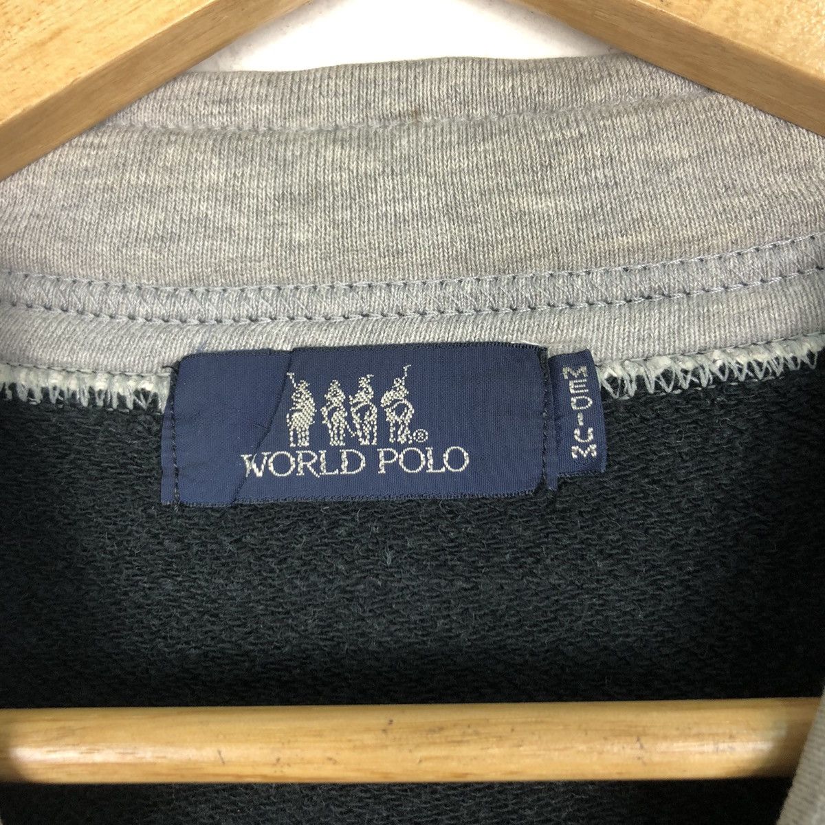 Japanese Brand Vintage Polo World Jumper Sweatshirt Rare 90s Size US M / EU 48-50 / 2 - 11 Thumbnail