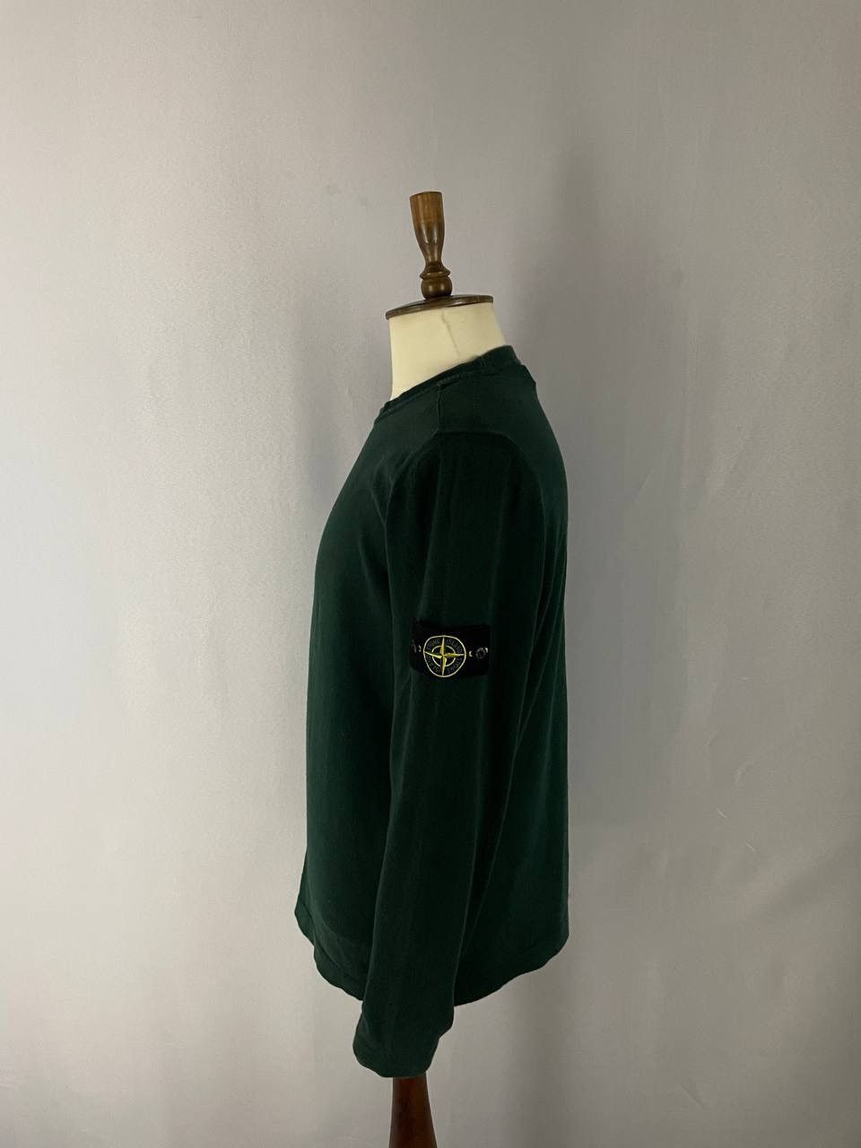 Stone Island Stone Island Sweater Dark Green Size US XL / EU 56 / 4 - 4 Thumbnail