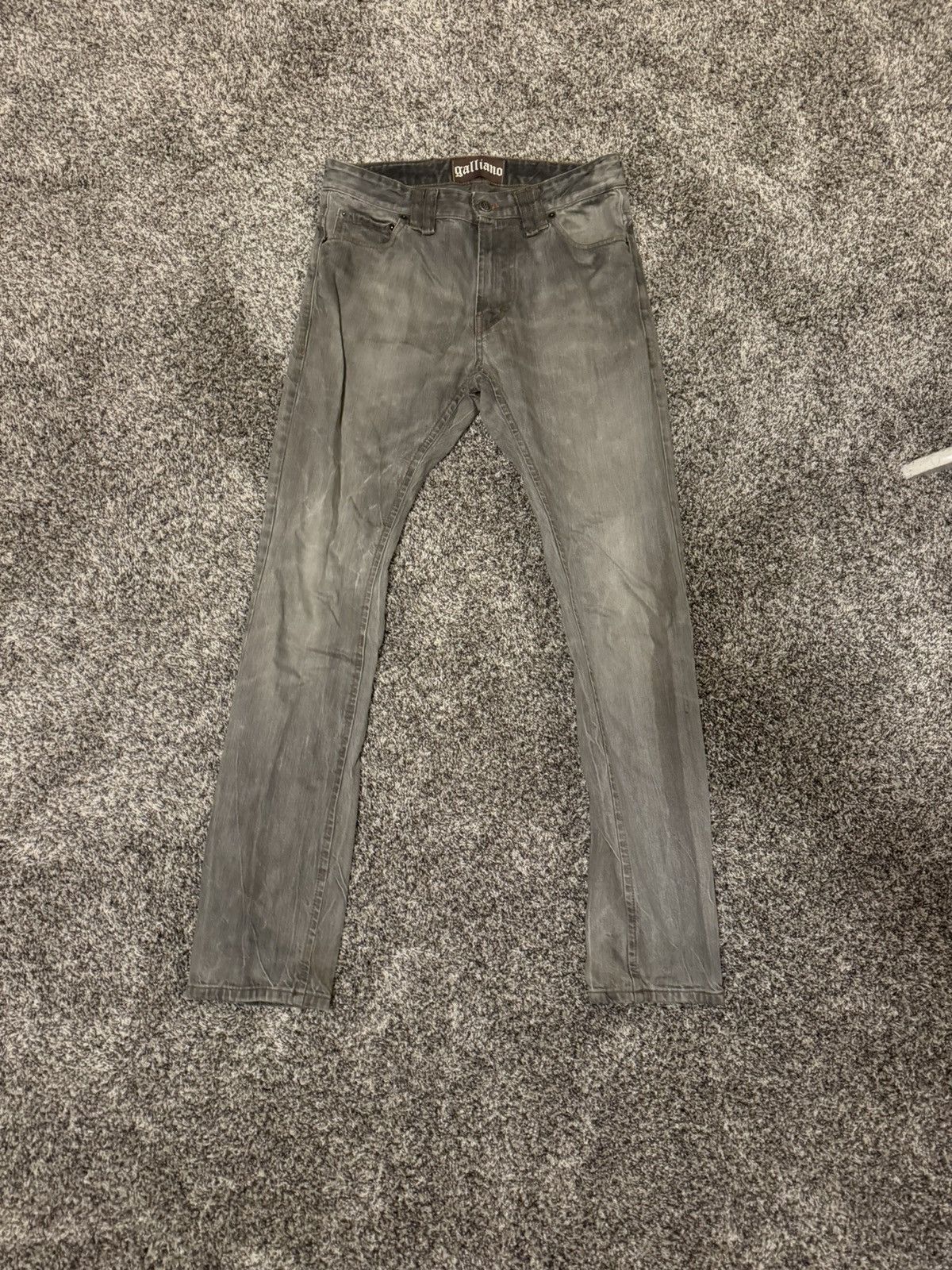 John Galliano Grey John Galliano G Denim Size US 30 / EU 46 - 1 Thumbnail