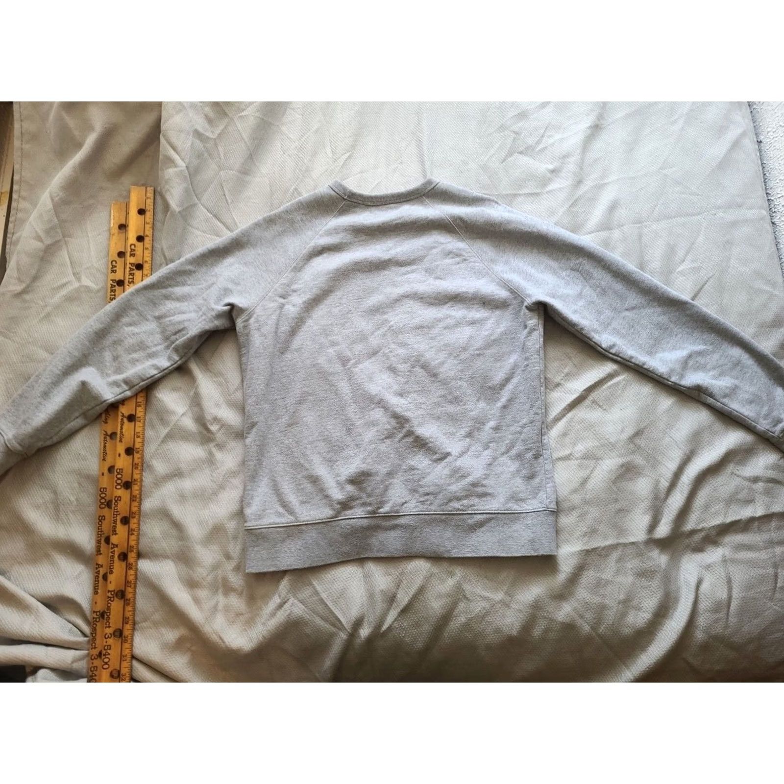 Everlane Everlane Womens Medium Gray Cotton Sweatshirt Graphic Print Pullover Size M / US 6-8 / IT 42-44 - 7 Thumbnail