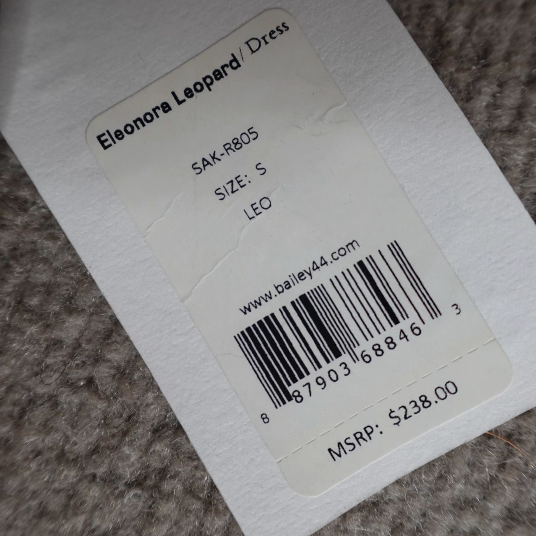 Bailey 44 Bailey 44 Womens Dress S Black Beige Sundress Eleonora Leopard Print Sundress NEW Cap Sleeve? (Note: original had sleeveless) Size S / US 4 / IT 40 - 4 Thumbnail