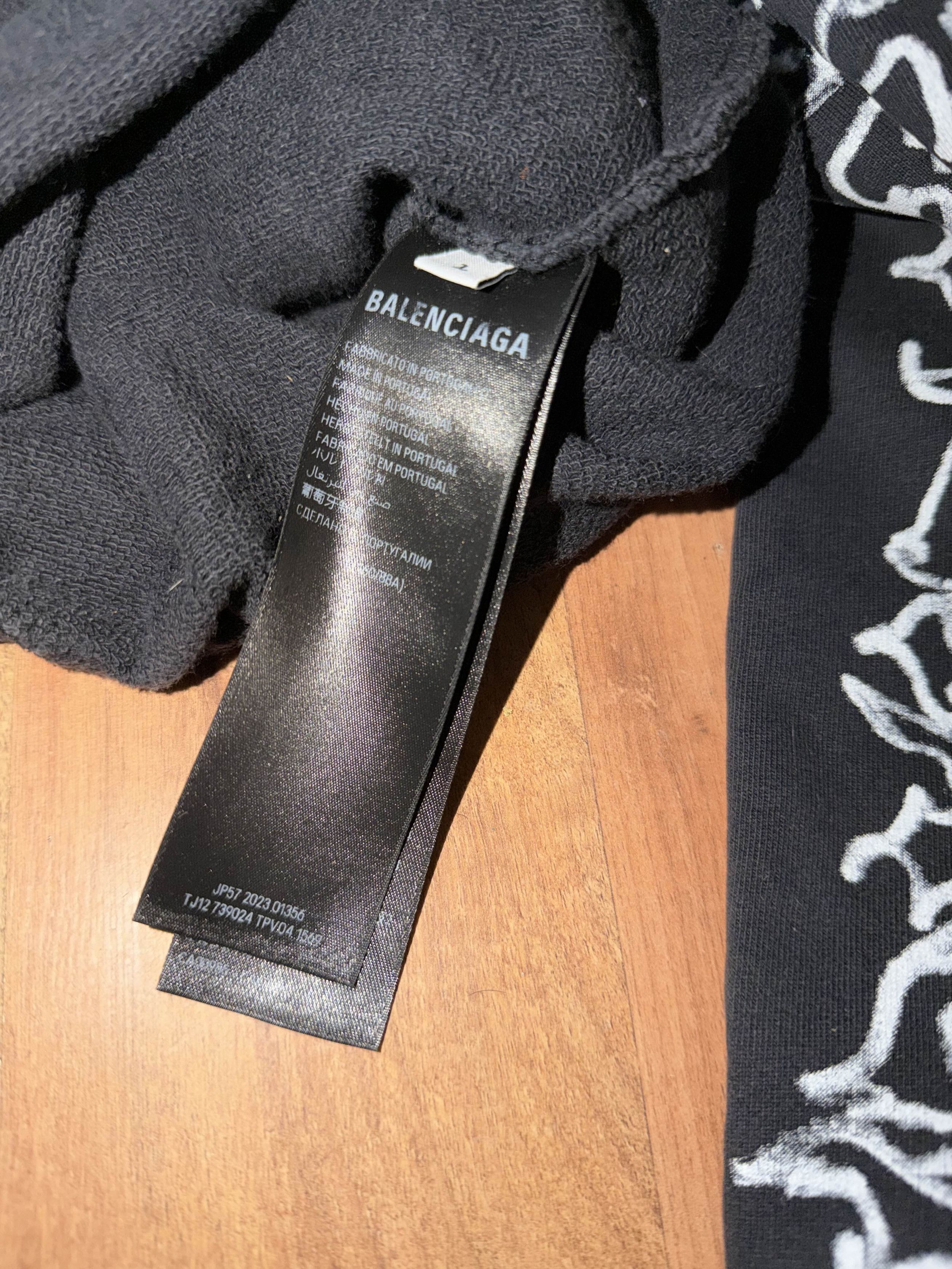 Balenciaga Balenciaga D.I.Y. Metal Outline Hoodie Size US L / EU 52-54 / 3 - 5 Thumbnail
