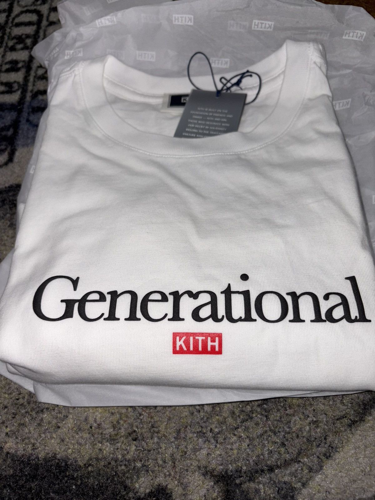 Kith Kith Generational Quote Tee White Size US L / EU 52-54 / 3 - 2 Thumbnail
