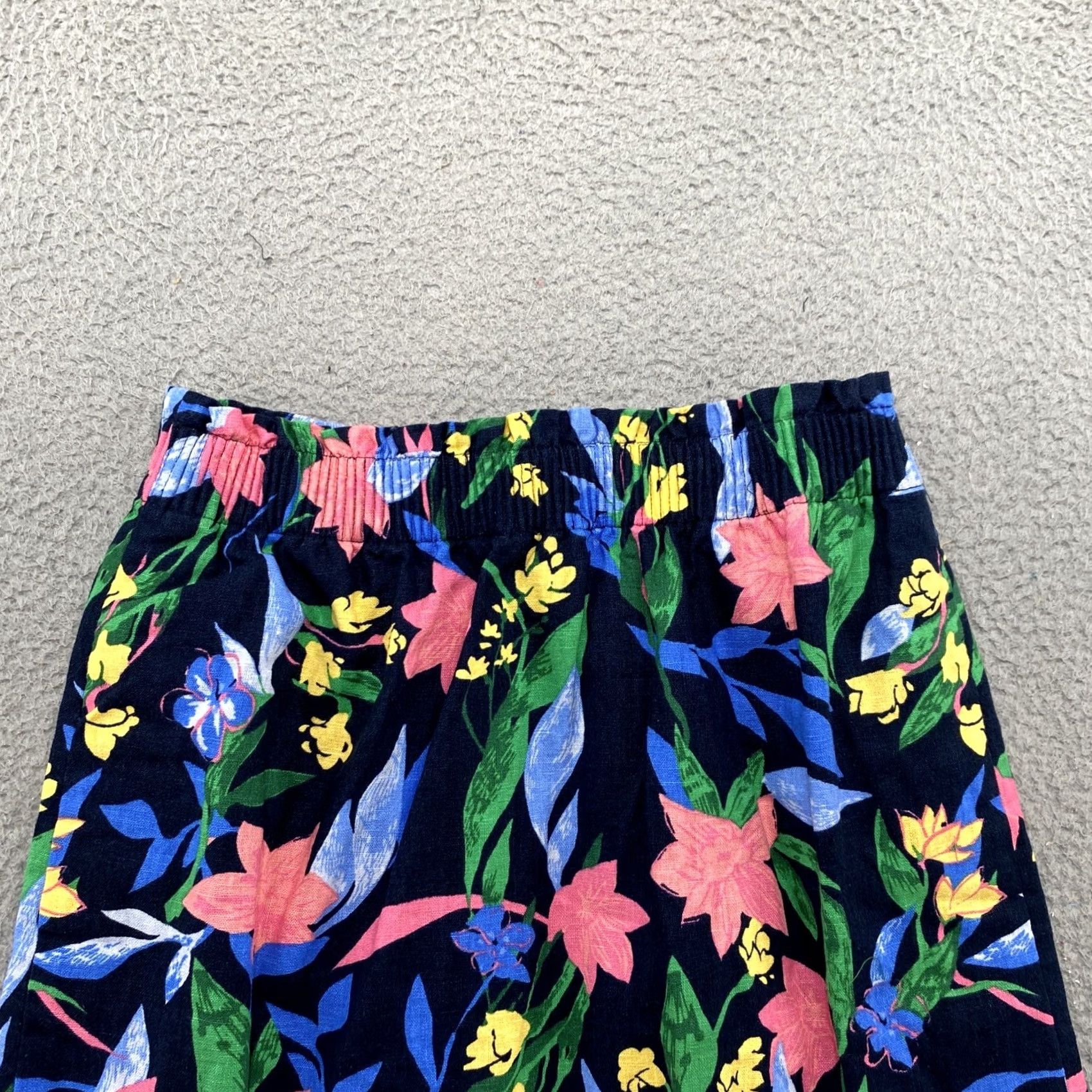 J.Crew J.CREW Skirt A-Line Multicolor Floral Above Knee Lined Elastic Waist Women’s Size 4 Size 27" / US 4 / IT 40 - 2 Thumbnail