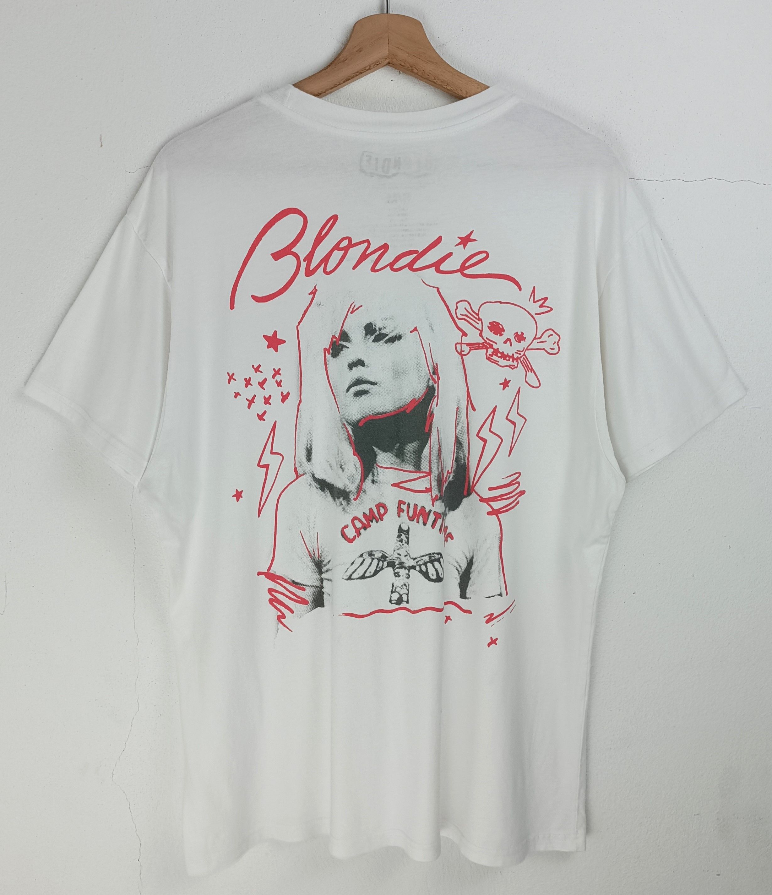 Band Tees VINTAGE BLONDIE DEBBIE HARRY VERY RARE TEE clash jett punk Size US L / EU 52-54 / 3 - 3 Thumbnail