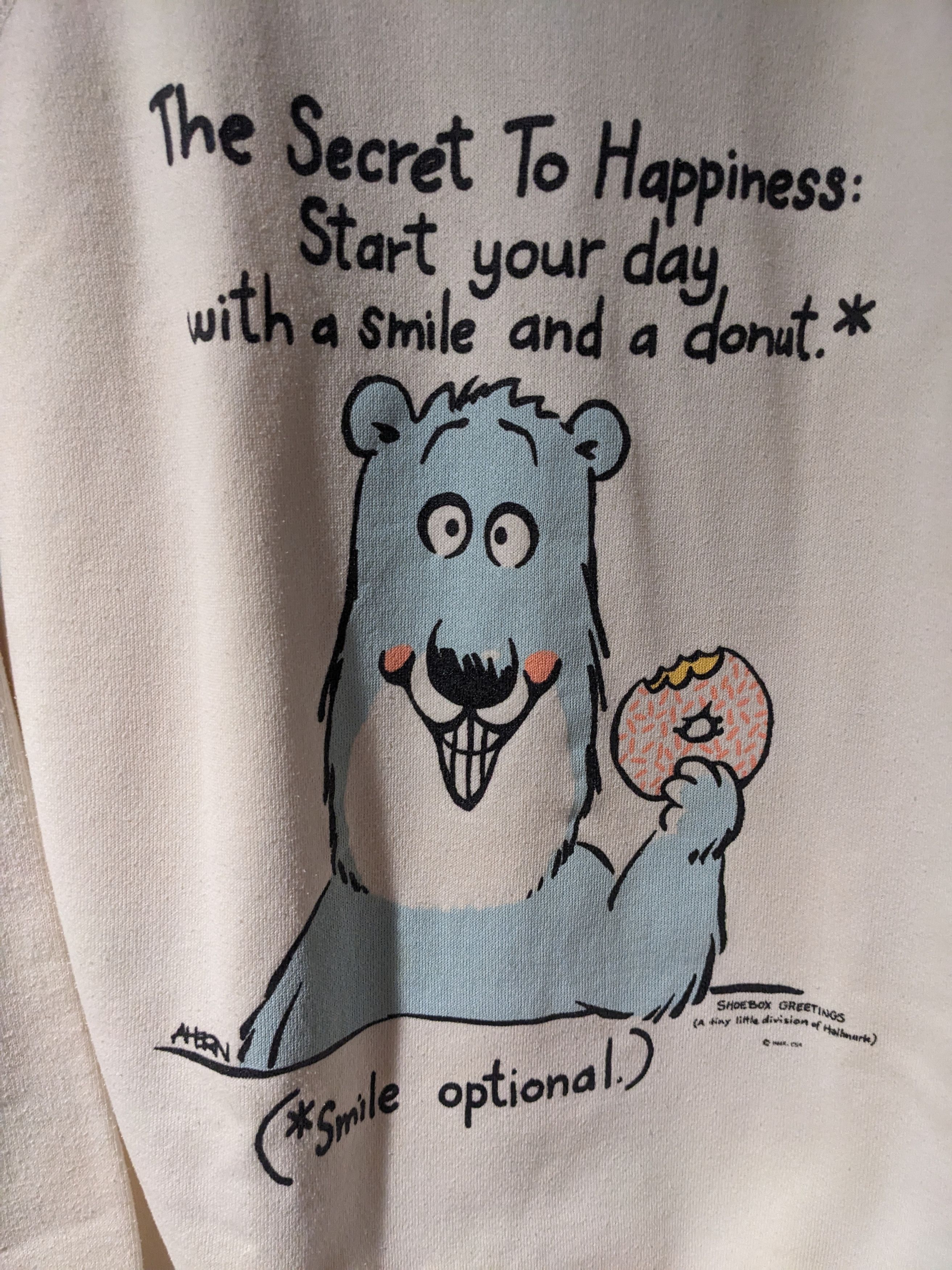 Vintage Vintage 90s Shoebox Greetings Secret to Sweatshirt Size US L / EU 52-54 / 3 - 2 Thumbnail