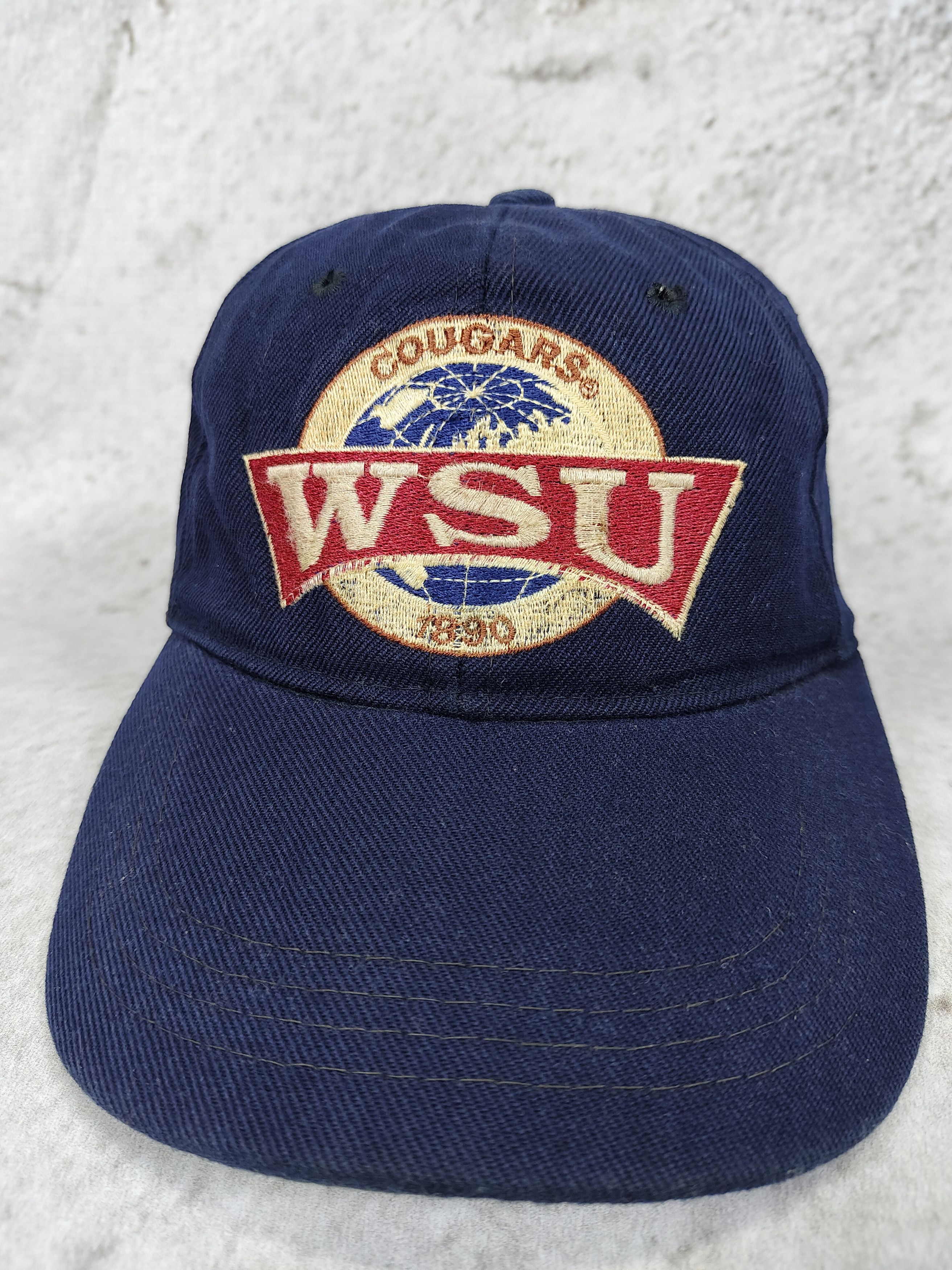 Vintage 90s Washington State University WSU Embroidered Logo Cap Size ONE SIZE - 2 Thumbnail
