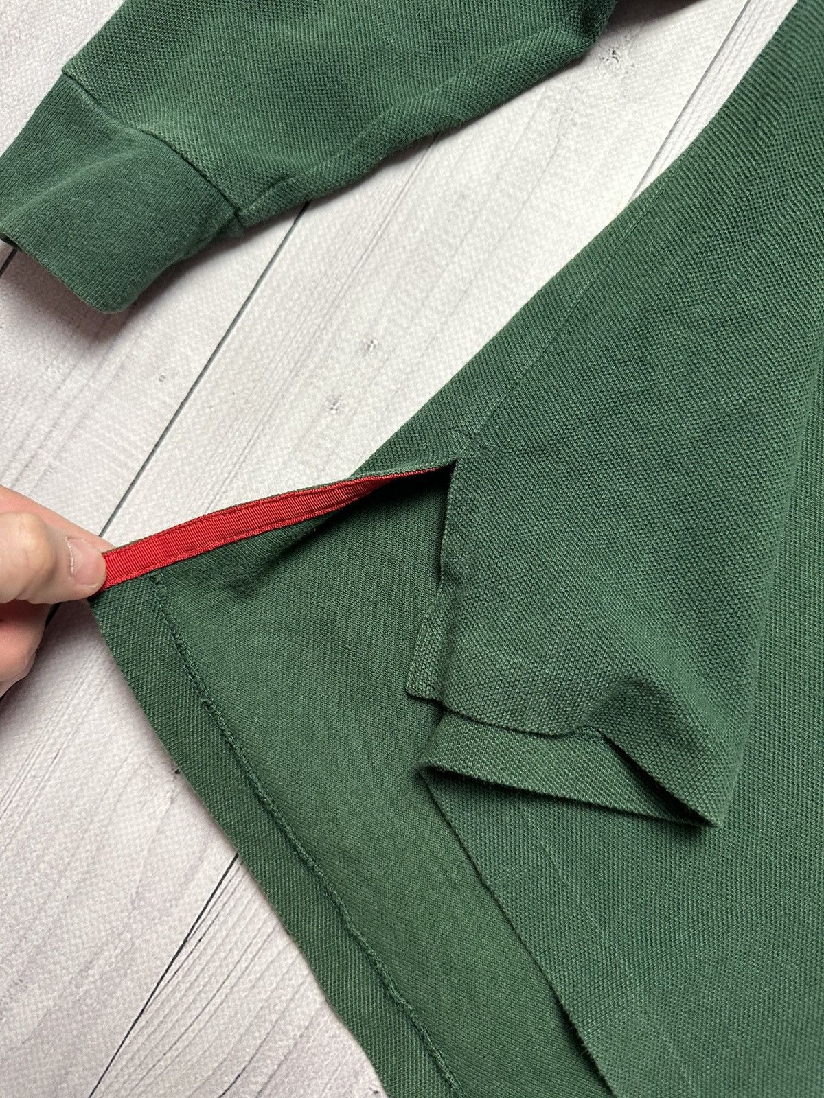 Vintage Vintage Rugby jersey polo Ralph Lauren logo size S/M green Size US M / EU 48-50 / 2 - 3 Thumbnail