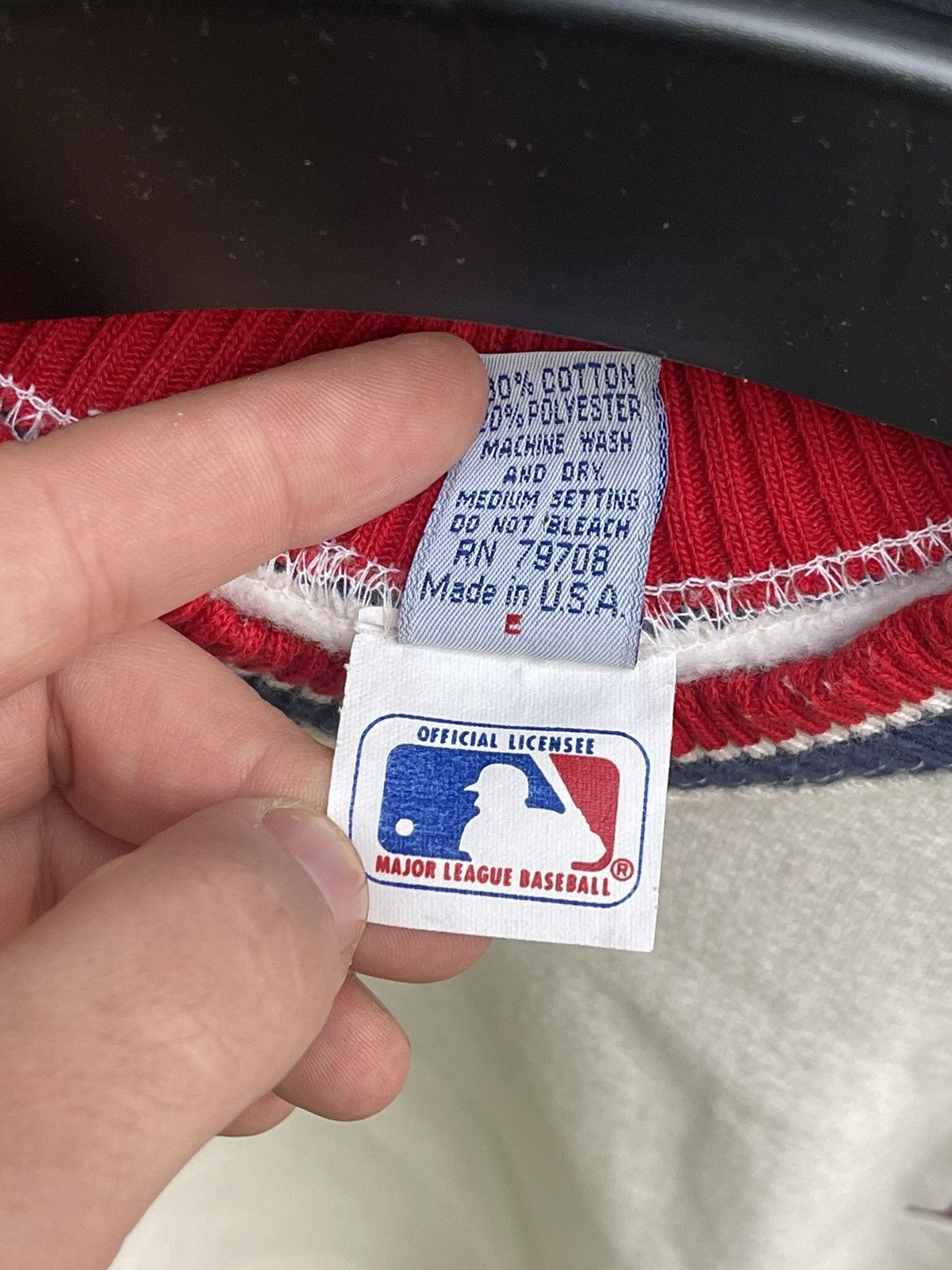 MLB 1992 The Game Atlanta Braves Grail Milk vintage Sweatshirt Size US L / EU 52-54 / 3 - 17 Thumbnail