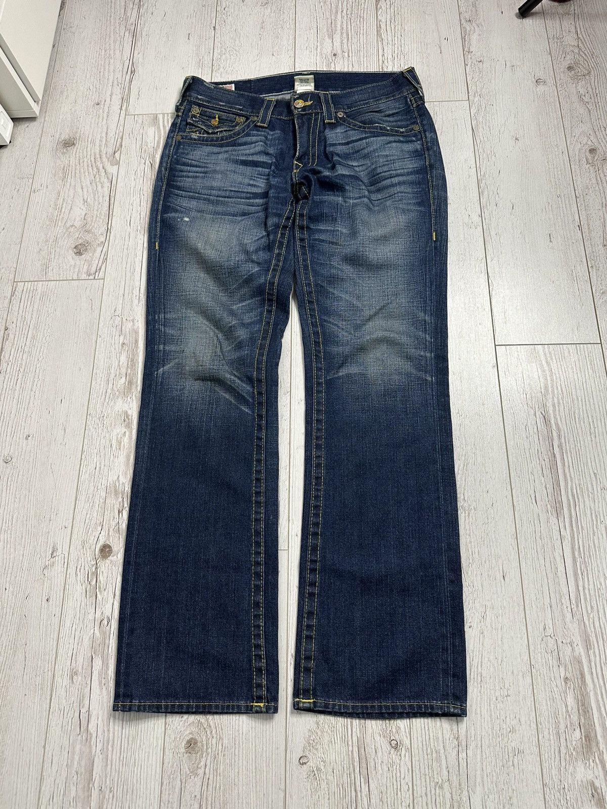 True Religion True Religion Ricky 2010's vintage halloween baggy jeans Size US 32 / EU 48 - 3 Thumbnail
