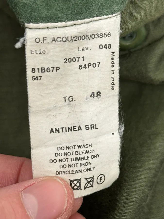 Emporio Armani SS2007 Emporio Armani Green & Black Suede Leather Biker Jacket Size US S / EU 44-46 / 1 - 13 Thumbnail