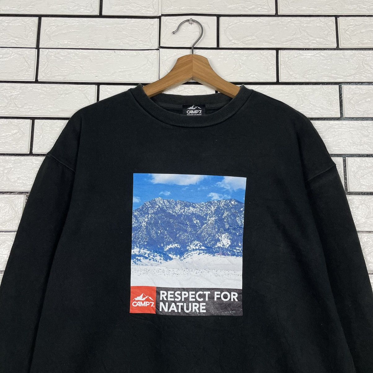 Japanese Brand Japanese Brand Camp 7 Crewneck Sweatshirt Size US M / EU 48-50 / 2 - 2 Thumbnail