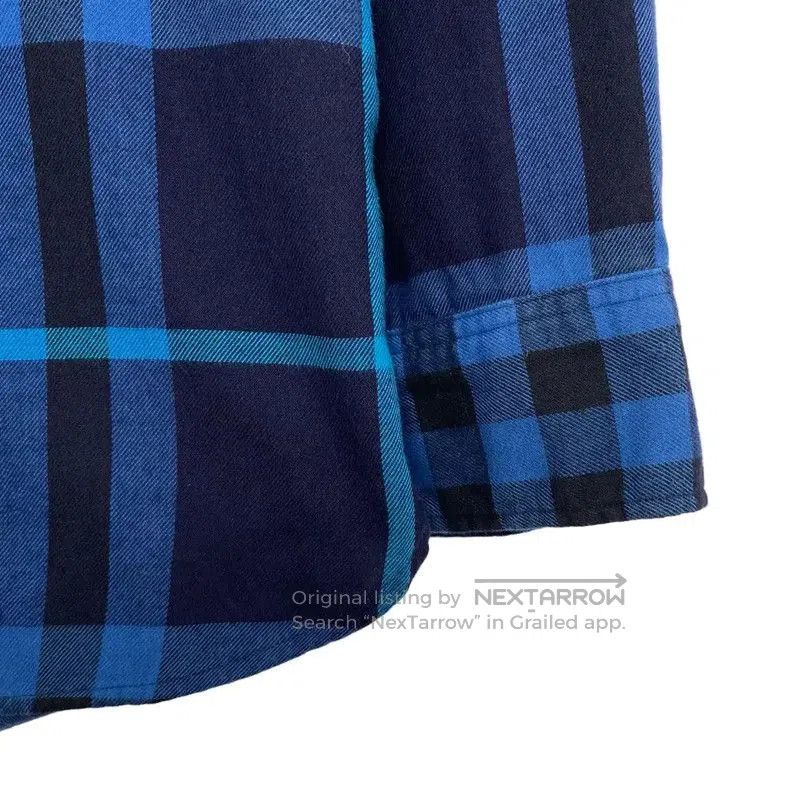 Burberry Burberry Blue Cotton Long Sleeve Shirt. Size US M / EU 48-50 / 2 - 5 Thumbnail
