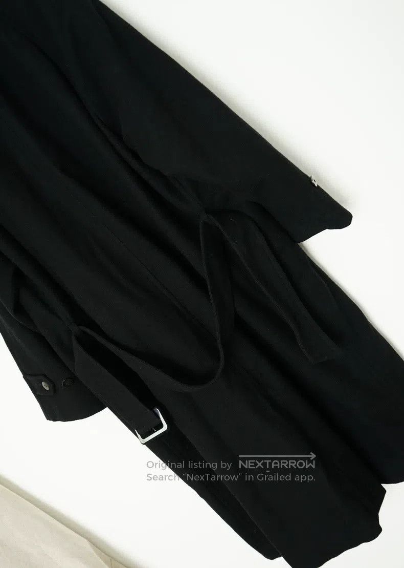 Comme des Garcons Comme Des Garcons Leather Patchwork Collar Mid-Length Wool Size S / US 4 / IT 40 - 9 Thumbnail