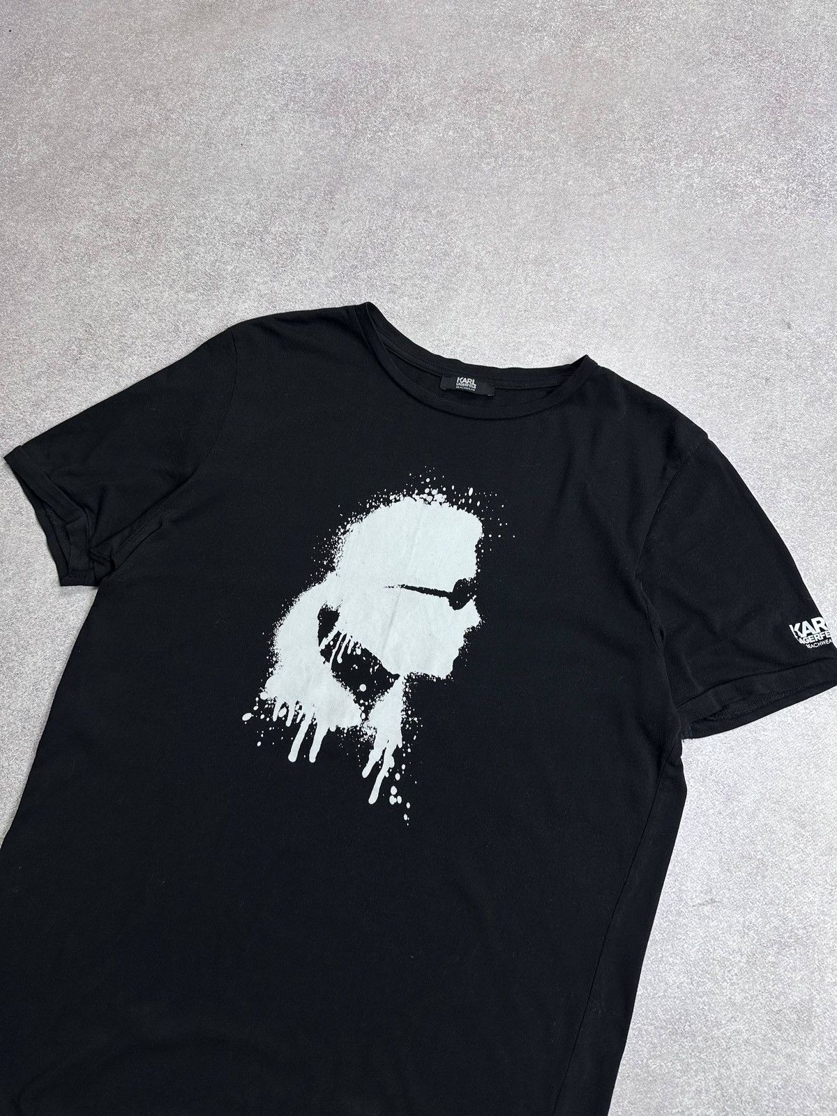 Karl Lagerfeld Vintage Karl Lagerfeld Big Logo T-shirt M Size US M / EU 48-50 / 2 - 2 Thumbnail