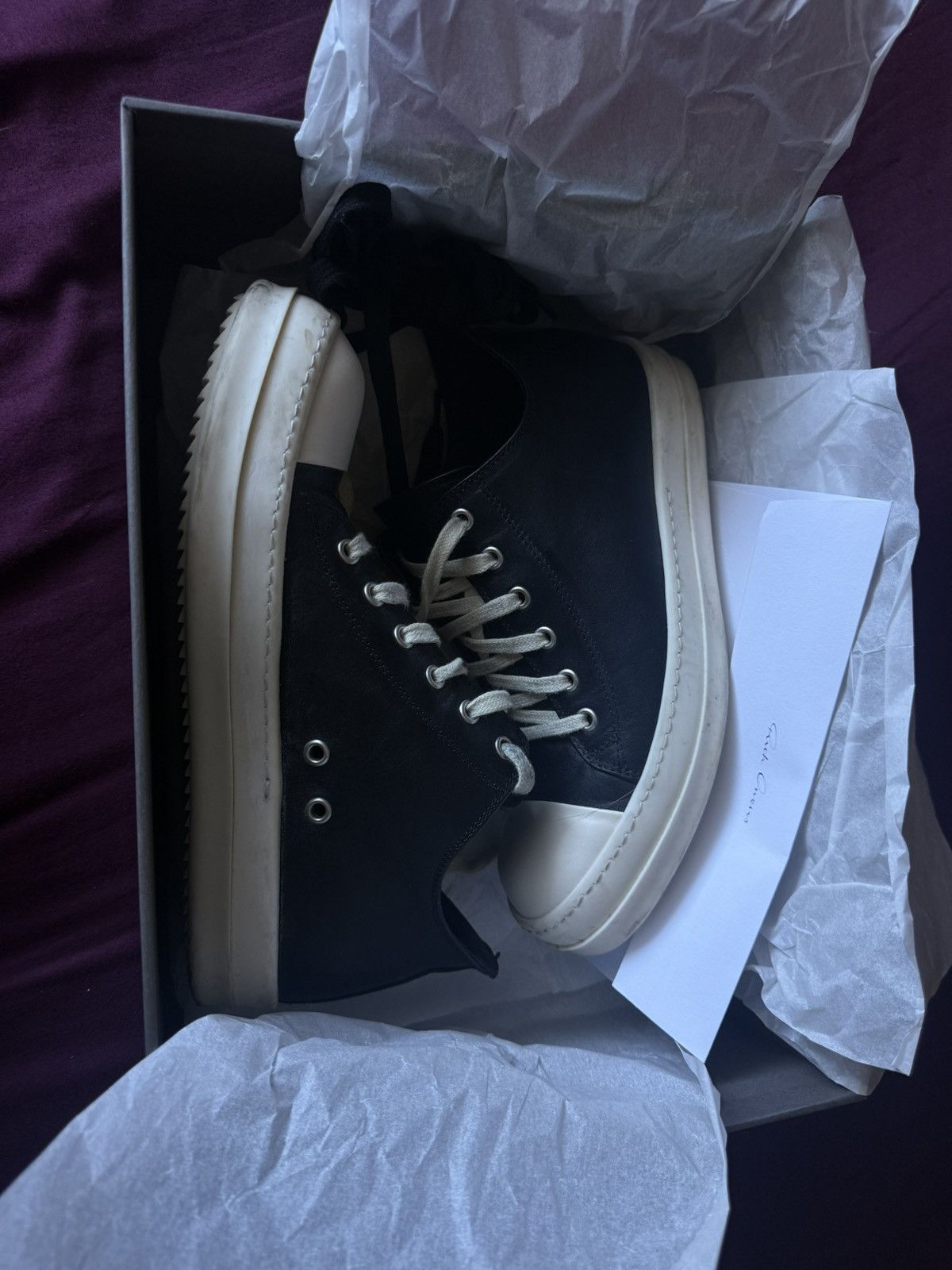 Rick Owens Rick Owens low sneakers Size US 6.5 / EU 39-40 - 4 Thumbnail