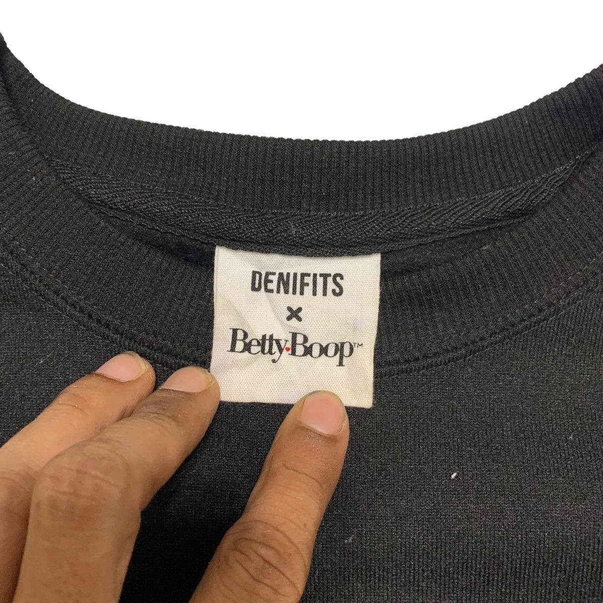 Japanese Brand Denifits x Betty Boop Big Print Sweatshirt Size US XL / EU 56 / 4 - 5 Thumbnail