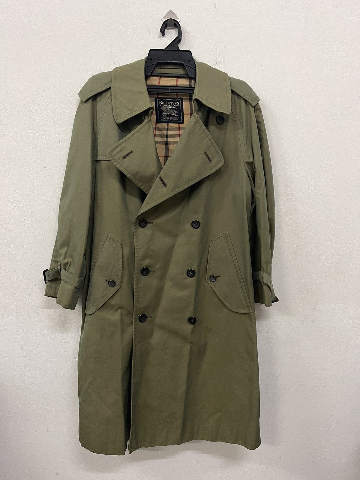 Burberry Prorsum × Vintage Burberry nova check trench long coat Size US M / EU 48-50 / 2 - 3 Thumbnail