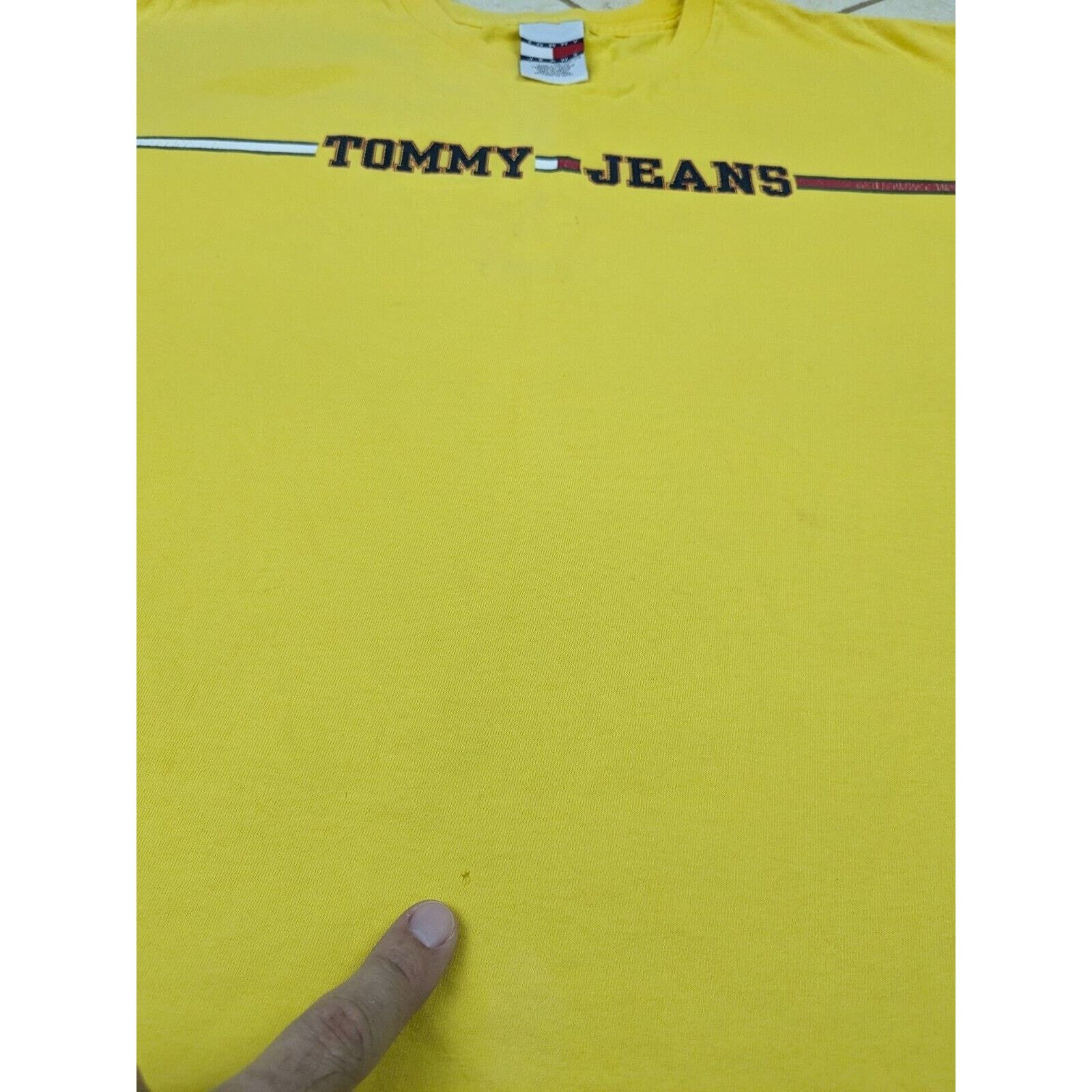 Tommy Hilfiger Vtg Tommy Hilfiger Jeans Shirt Y2k Streetwear Logo Spellout Size US XXL / EU 58 / 5 - 6 Thumbnail