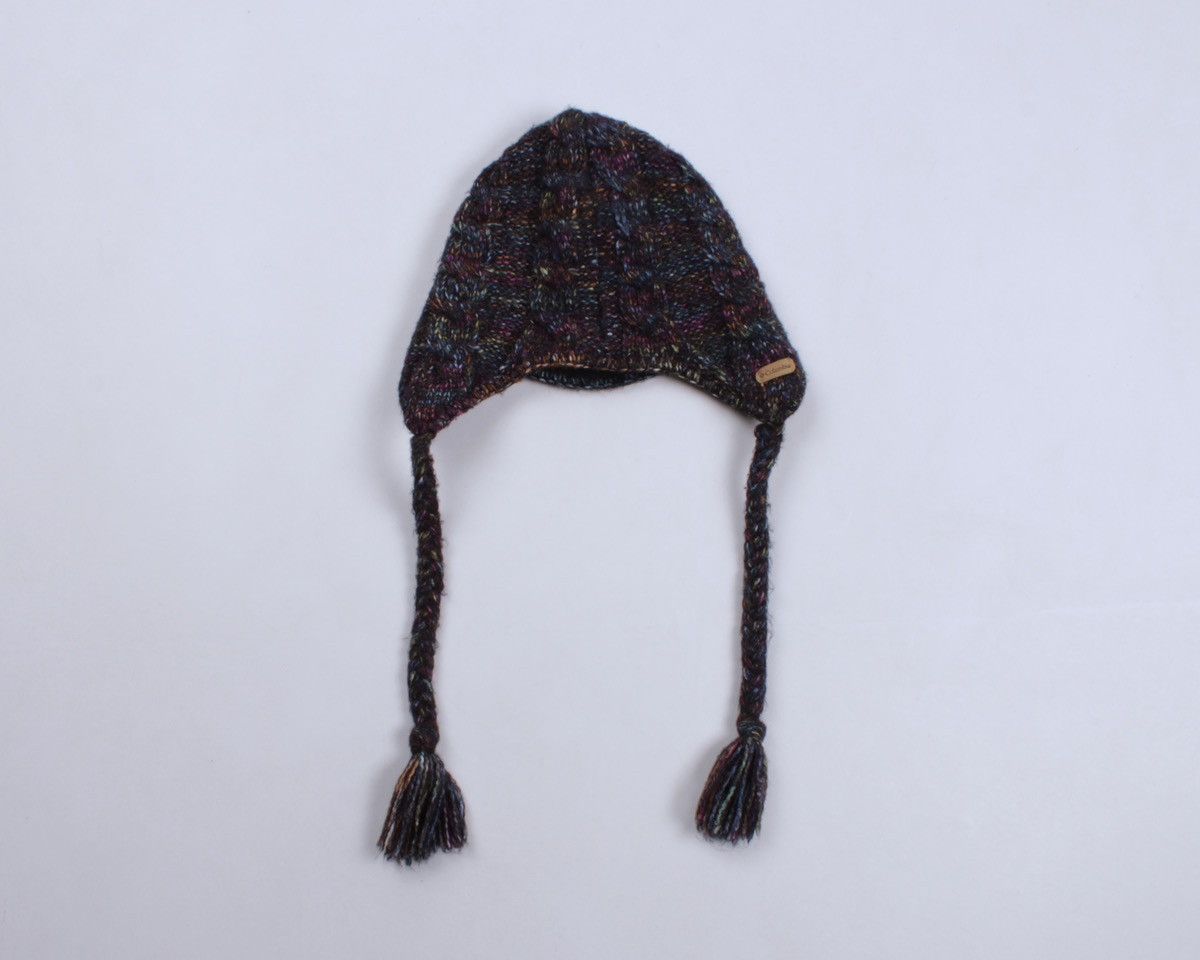 Columbia COLUMBIA Tassel Beanie Hat Knit Fleece Polyeste Acrylic Wool Size ONE SIZE - 14 Thumbnail