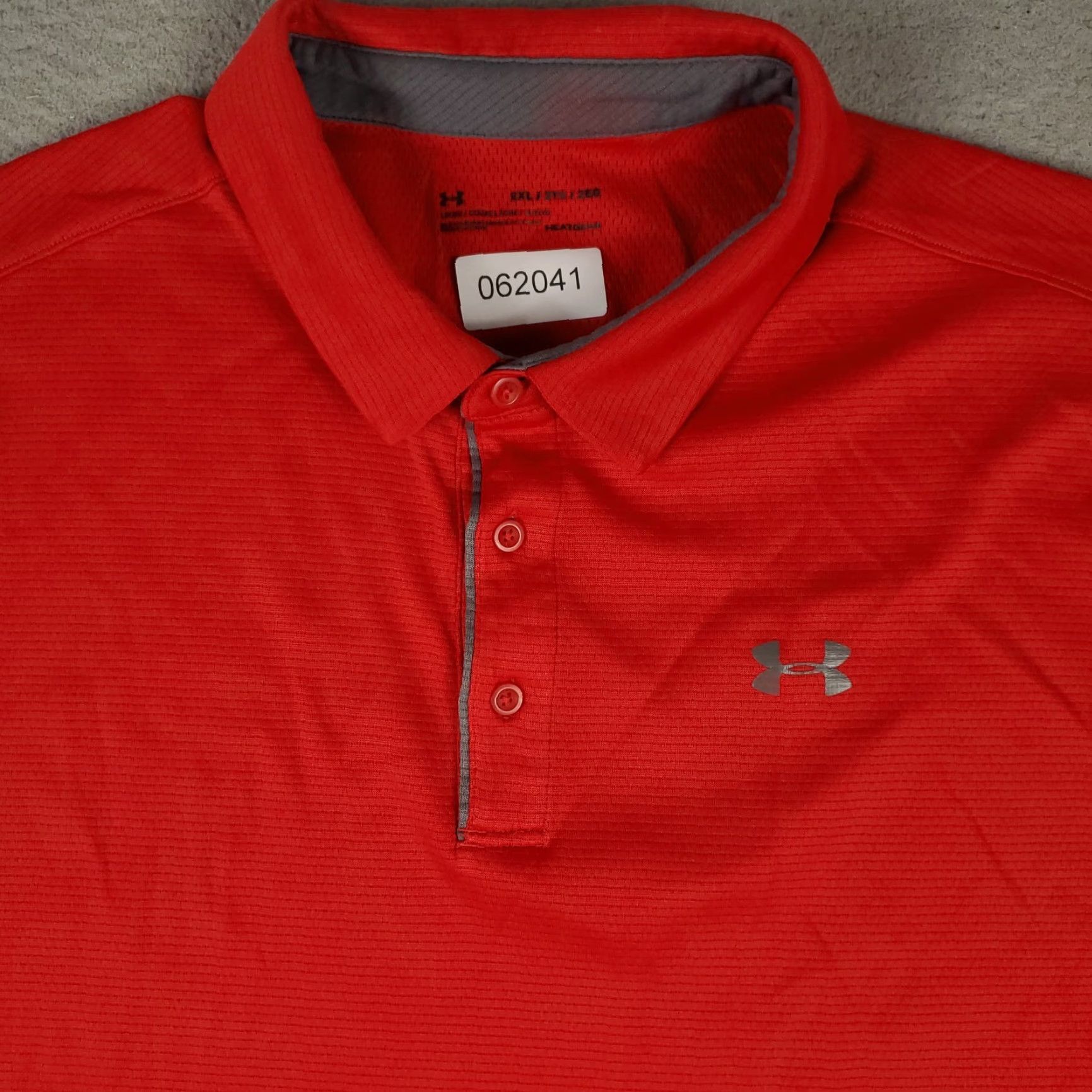 Under Armour Under Armour Polo Shirt Mens 2XL Red Golf Casual Short Sleeve Polo Size US XXL / EU 58 / 5 - 2 Thumbnail