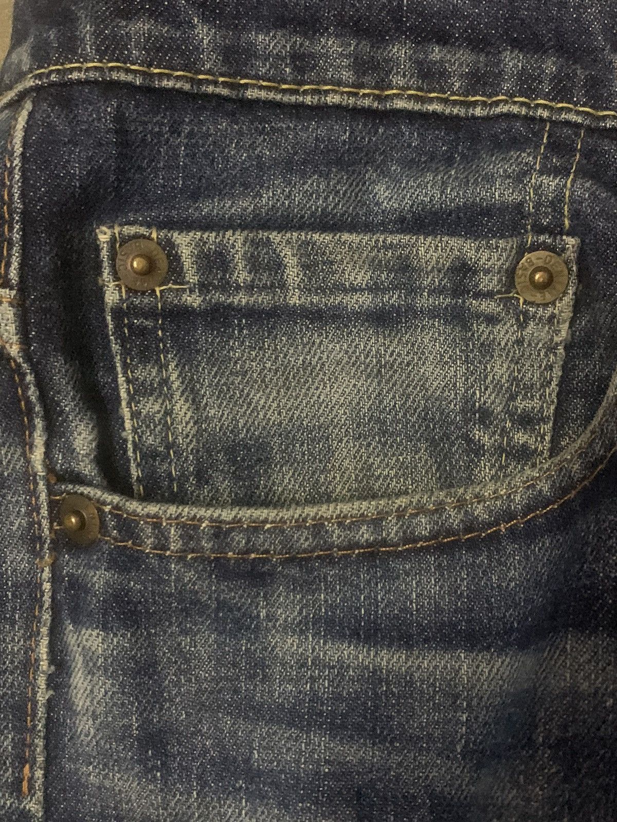 Denime Distressed Denime Lot 00910 Flare Denim Jeans Size US 31 - 6 Thumbnail