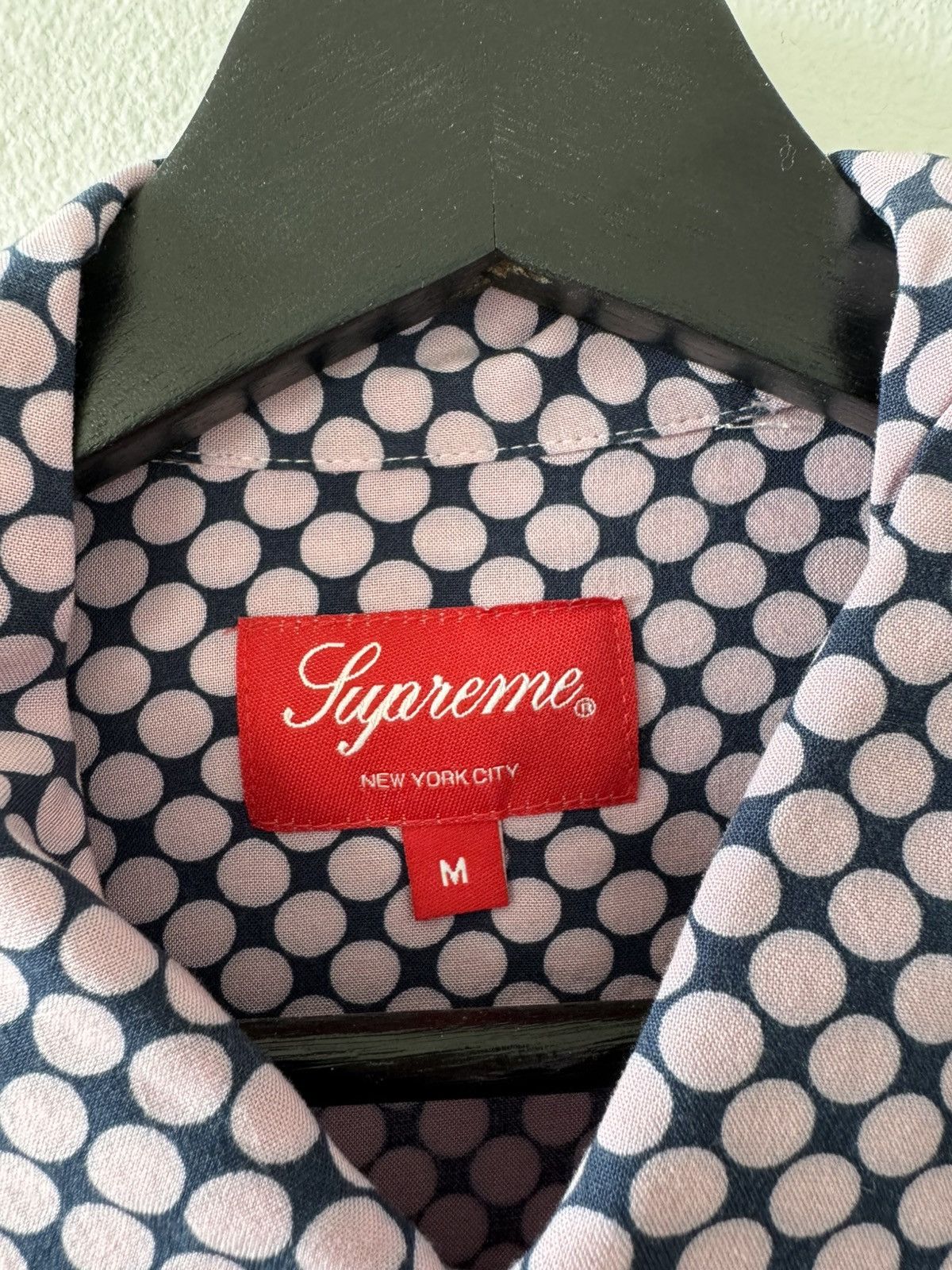 Supreme Compact dot rayon S/S shirt Size US M / EU 48-50 / 2 - 4 Thumbnail