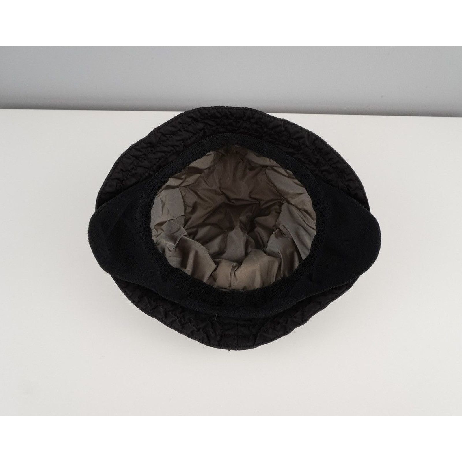 Prada Vintage prada sport linea rossa logo nylon black bucket hat Size ONE SIZE - 7 Thumbnail