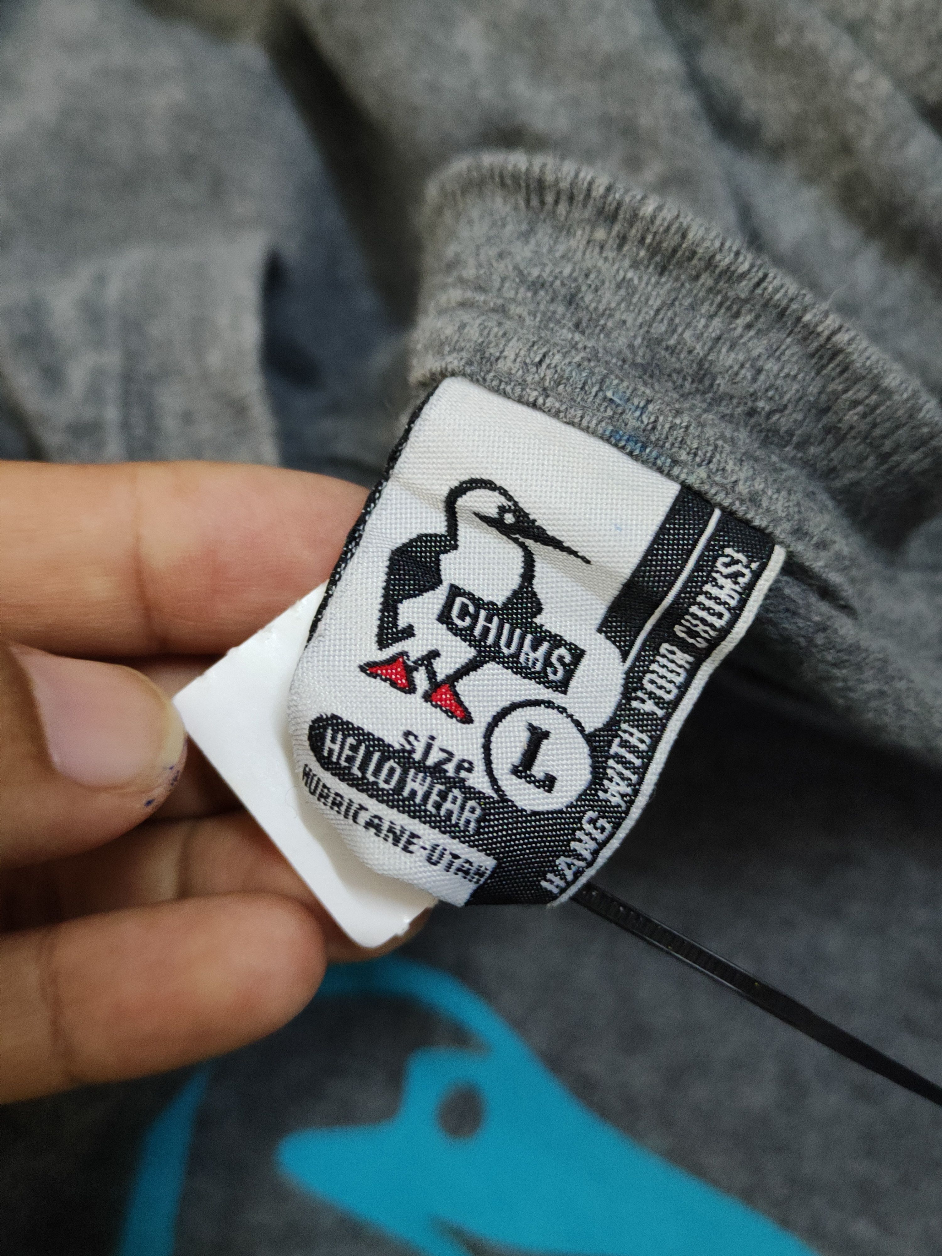 Chums Chums Dark Gray Long Sleeve T-shirts #W1680 Size US L / EU 52-54 / 3 - 13 Thumbnail