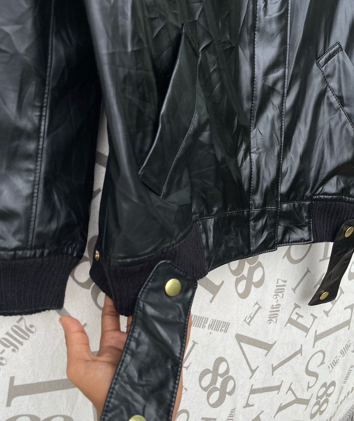 mercibeaucoup Mercibeaucoup by Issey Miyake Pu Leather Bomber Jacket Size M / US 6-8 / IT 42-44 - 14 Thumbnail