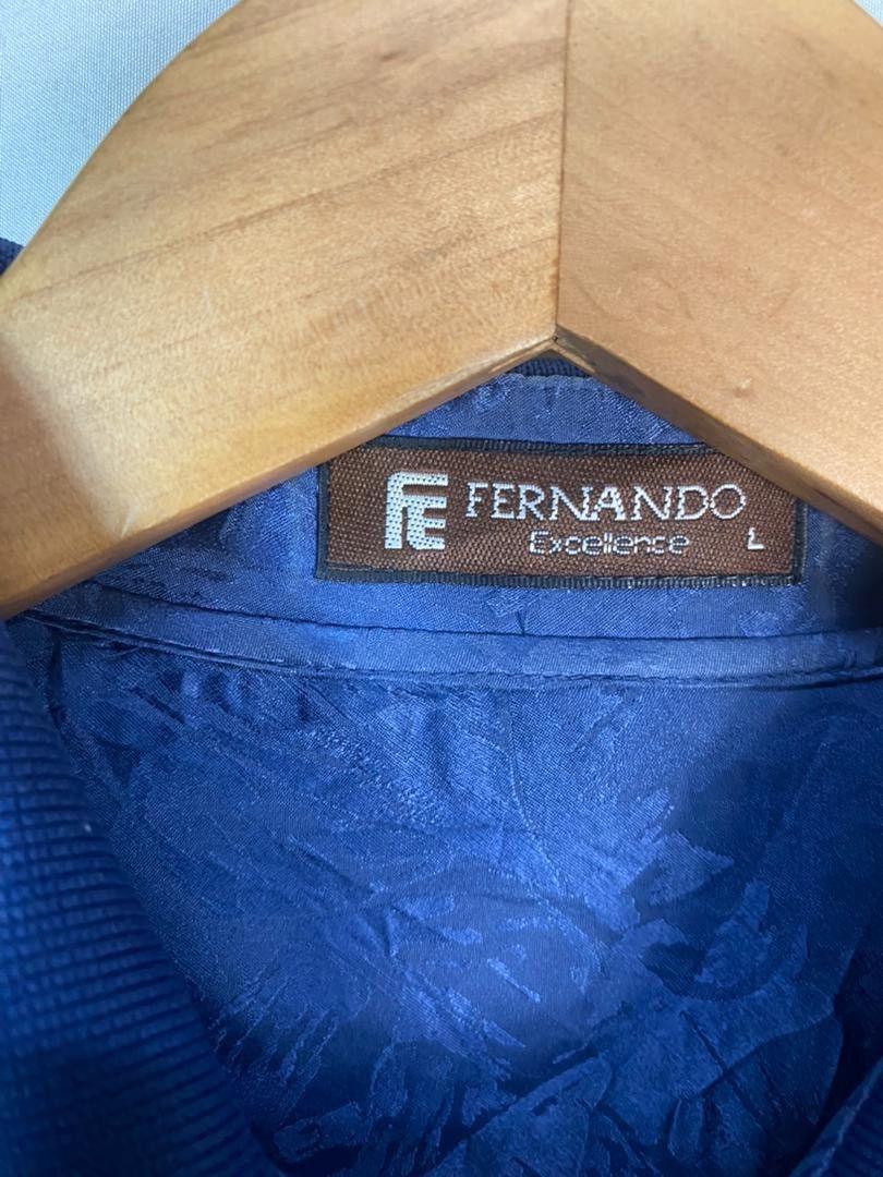 Japanese Brand × Vintage Vintage Fernando silk polo shirt Size US L / EU 52-54 / 3 - 5 Thumbnail