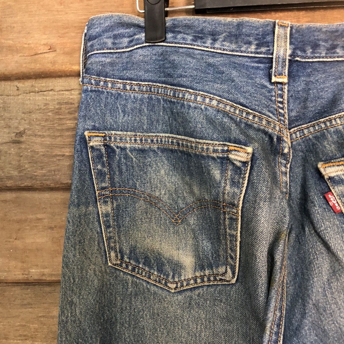 Levi's Levis Stauss & Co 501 Distressed Denim Pants #7325 Size US 32 / EU 48 - 14 Thumbnail