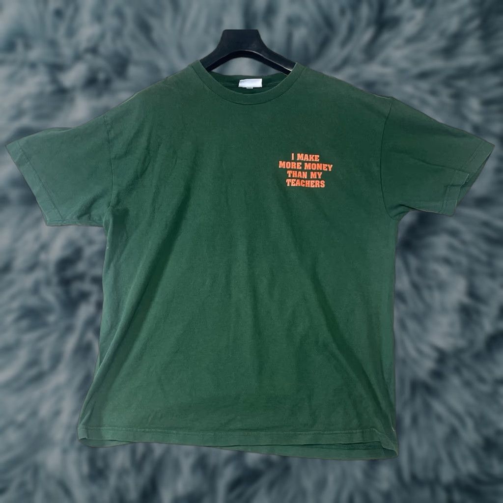Vintage VINTAGE Eat Your Sour Pus T-Shirt Money Short Sleeve XL Men Green" Size US XL / EU 56 / 4 - 1 Thumbnail