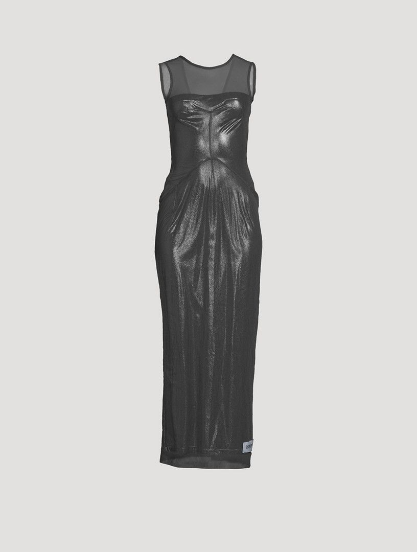 Dolce & Gabbana o1y0825 Maxi Dress in Lead Size M / US 6-8 / IT 42-44 - 1 Thumbnail