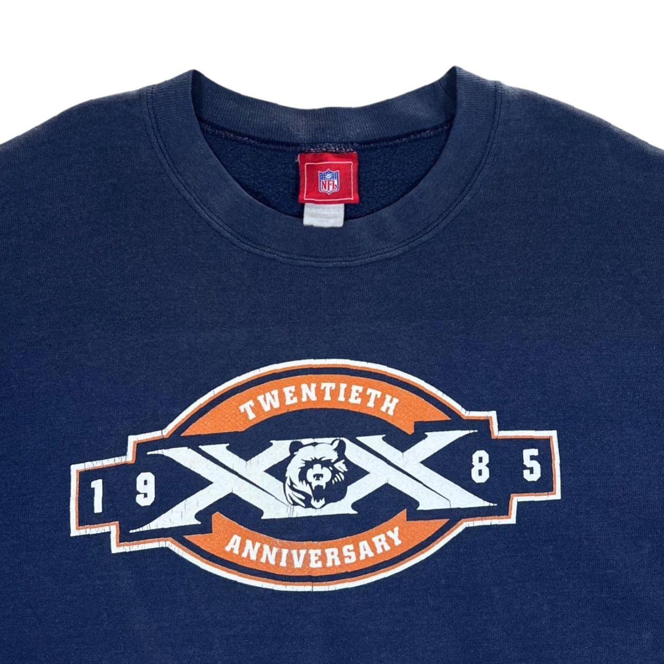 NFL Vintage NFL Chicago Bears Super Bowl XX 20th Anniversary Football Sweatshirt Navy Large XL Pullover Mens Size US L / EU 52-54 / 3 - 3 Thumbnail