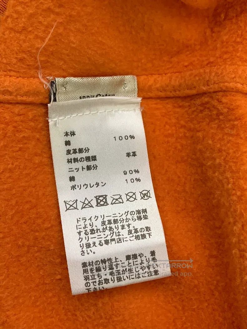 Hermes Hermes Orange leather patched robot sweatshirt Size M / US 6-8 / IT 42-44 - 5 Thumbnail