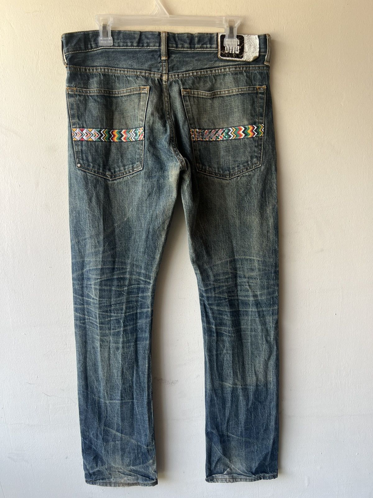 Swagger Vintage Swagger Japan Faded Dirty Mud Denim Jeans Size US 32 / EU 48 - 19 Thumbnail