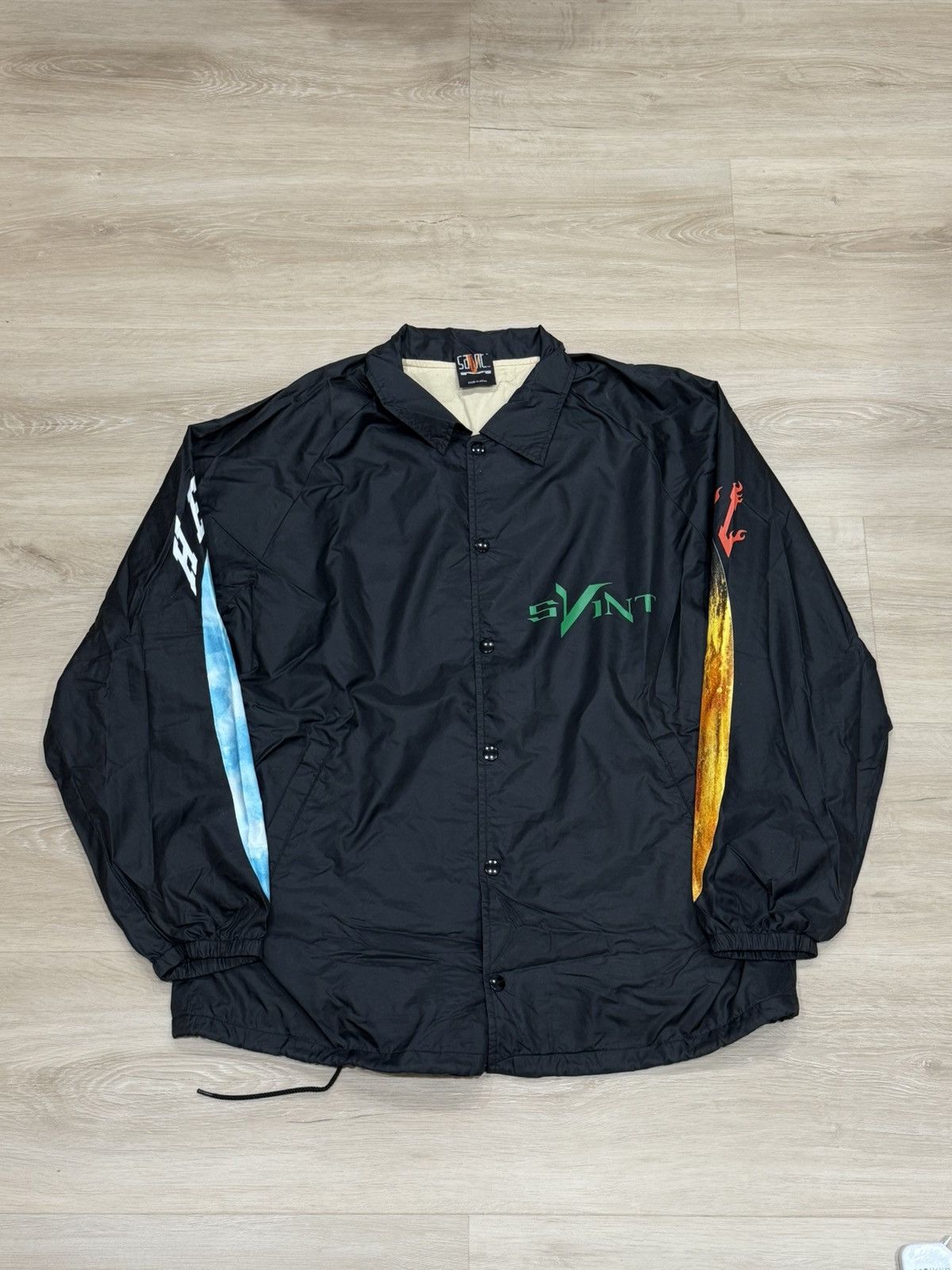 Saint Michael × Vlone Vlone Saint Michael Heaven Hell Coaches Jacket Size US L / EU 52-54 / 3 - 2 Thumbnail