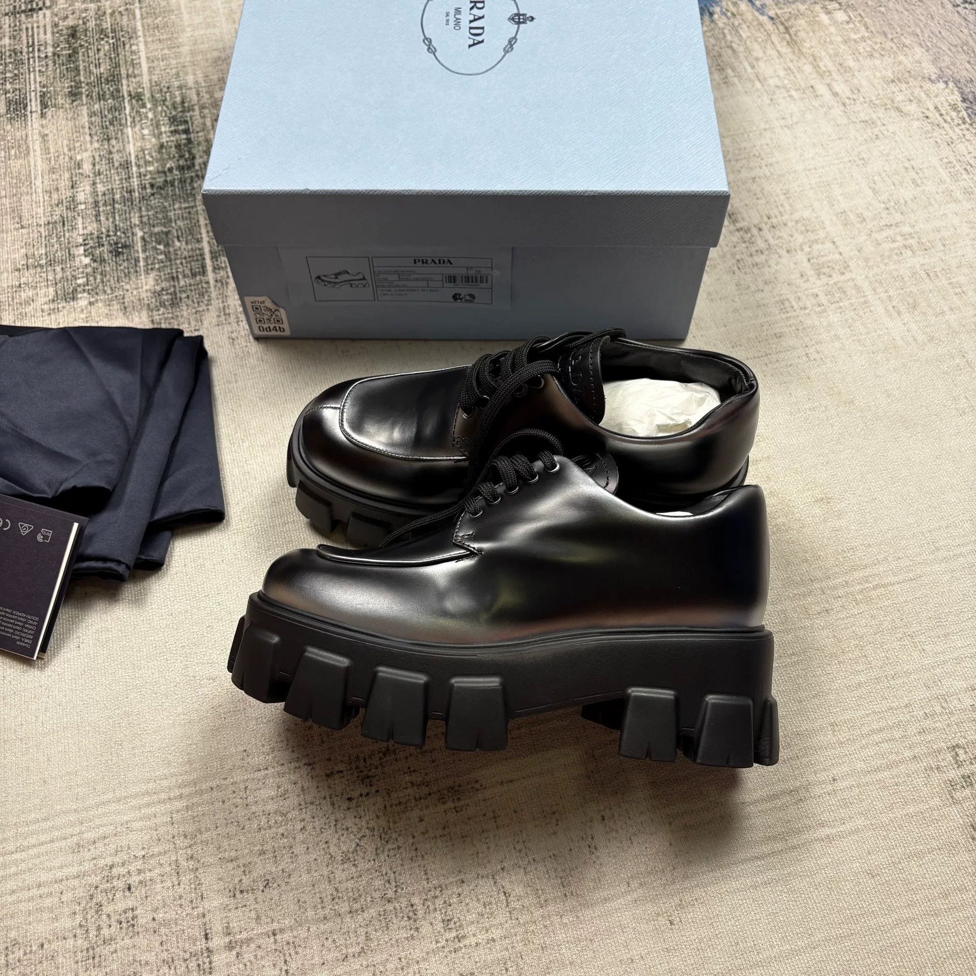Prada PRADA Women's Platform Loafers Size US 7 / IT 37 - 1 Thumbnail