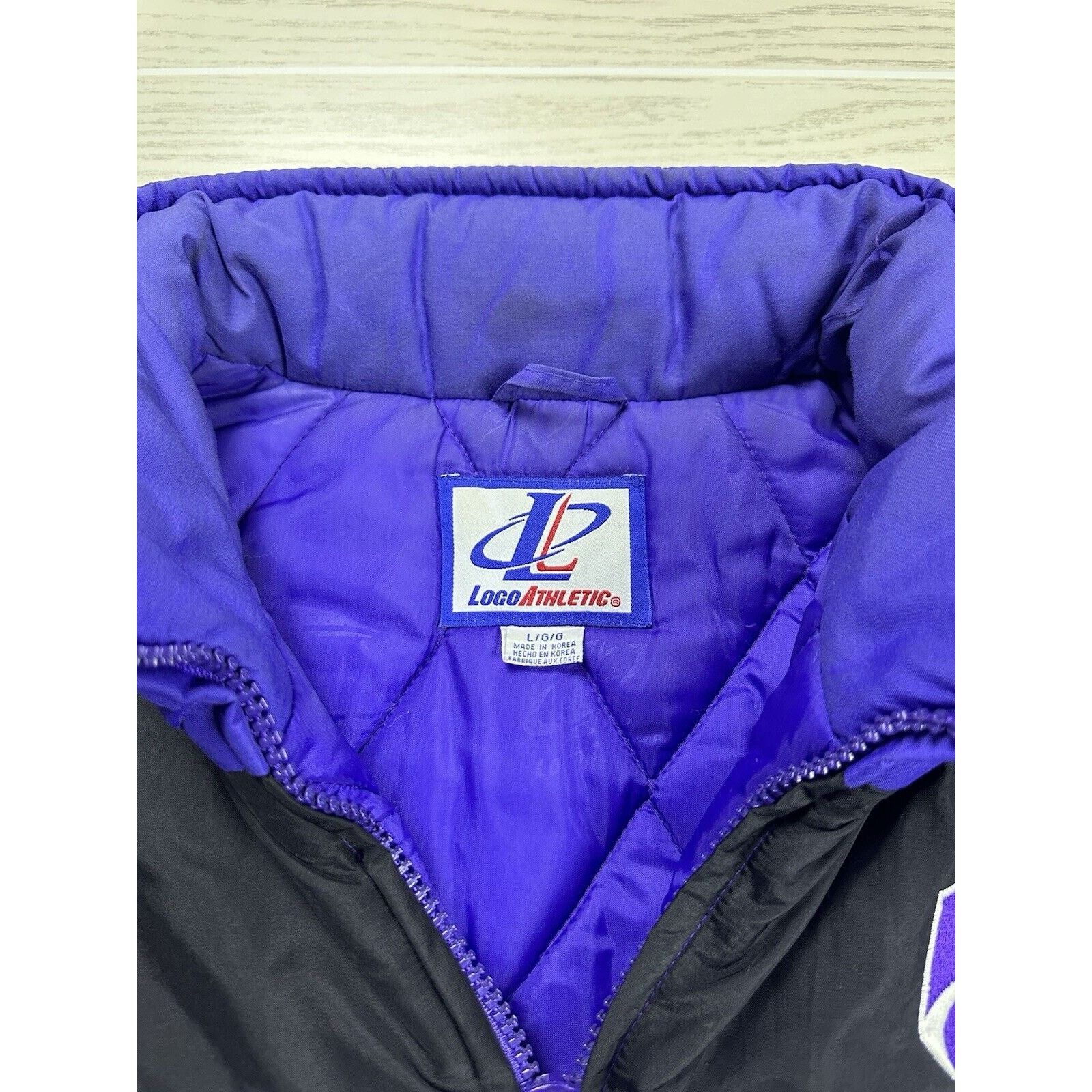 Logo Athletic × NCAA Vintage Kansas State Wildcats Logo Athletic Jacket Size US L / EU 52-54 / 3 - 3 Thumbnail