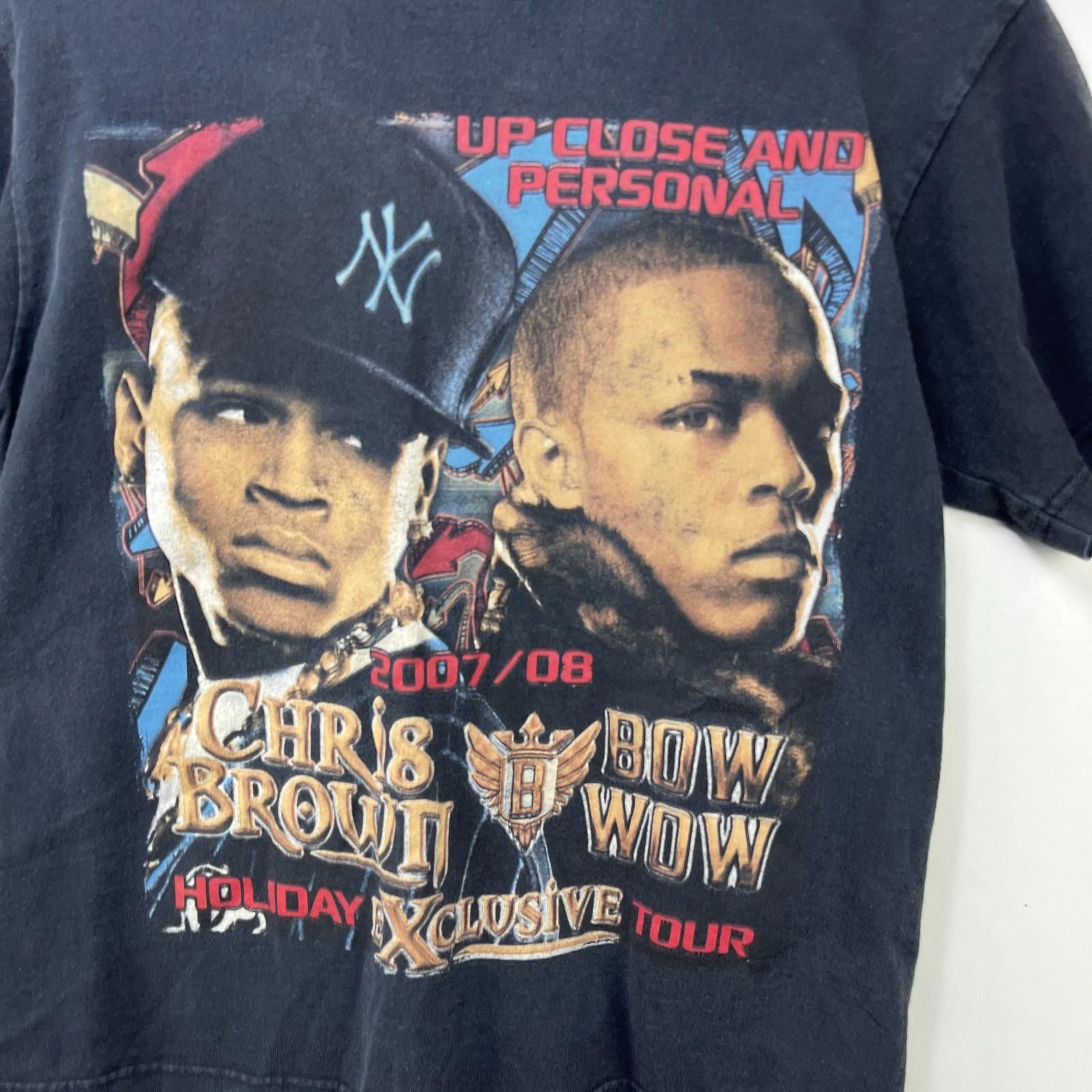 Vintage Vintage Chris Brown Bow Wow Soulja Tour Rap T Shirt Medium Size US M / EU 48-50 / 2 - 2 Thumbnail