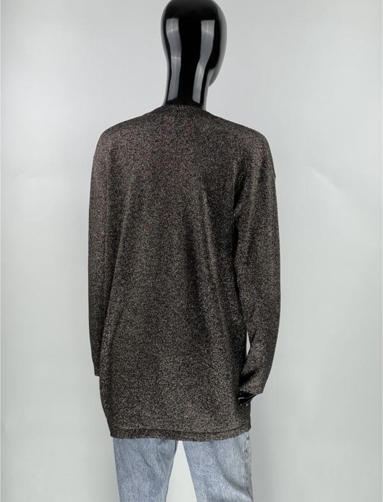 Iceberg × Vintage 90s Rare Vintage Iceberg Wool Lurex Long Sweater IT44 Size M / US 6-8 / IT 42-44 - 2 Thumbnail