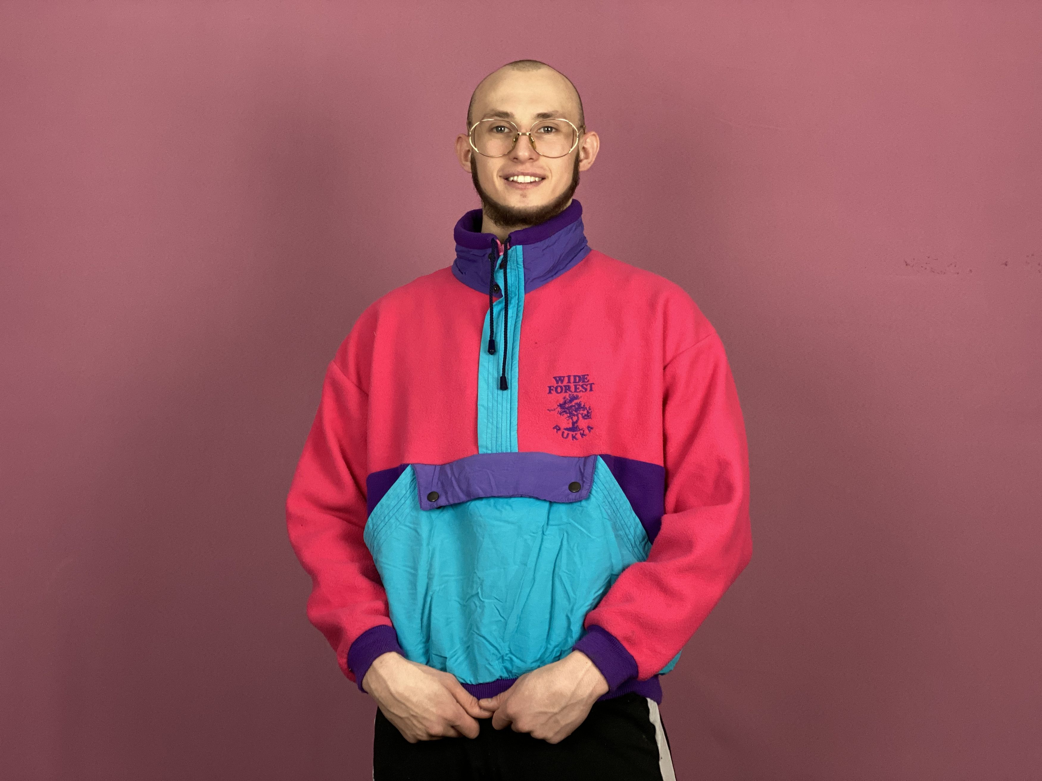 Vintage 90s Rukka Vintage Men's Half Zip Fleece - M Size US M / EU 48-50 / 2 - 4 Thumbnail