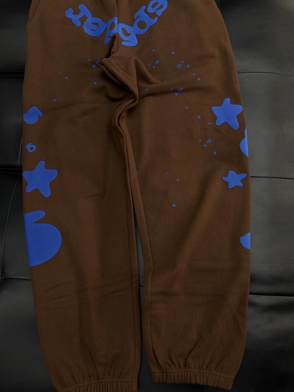 Other Size L - Sp5der Worldwide Brown/Blue Sweats Authentic Size US 34 / EU 50 - 2 Thumbnail