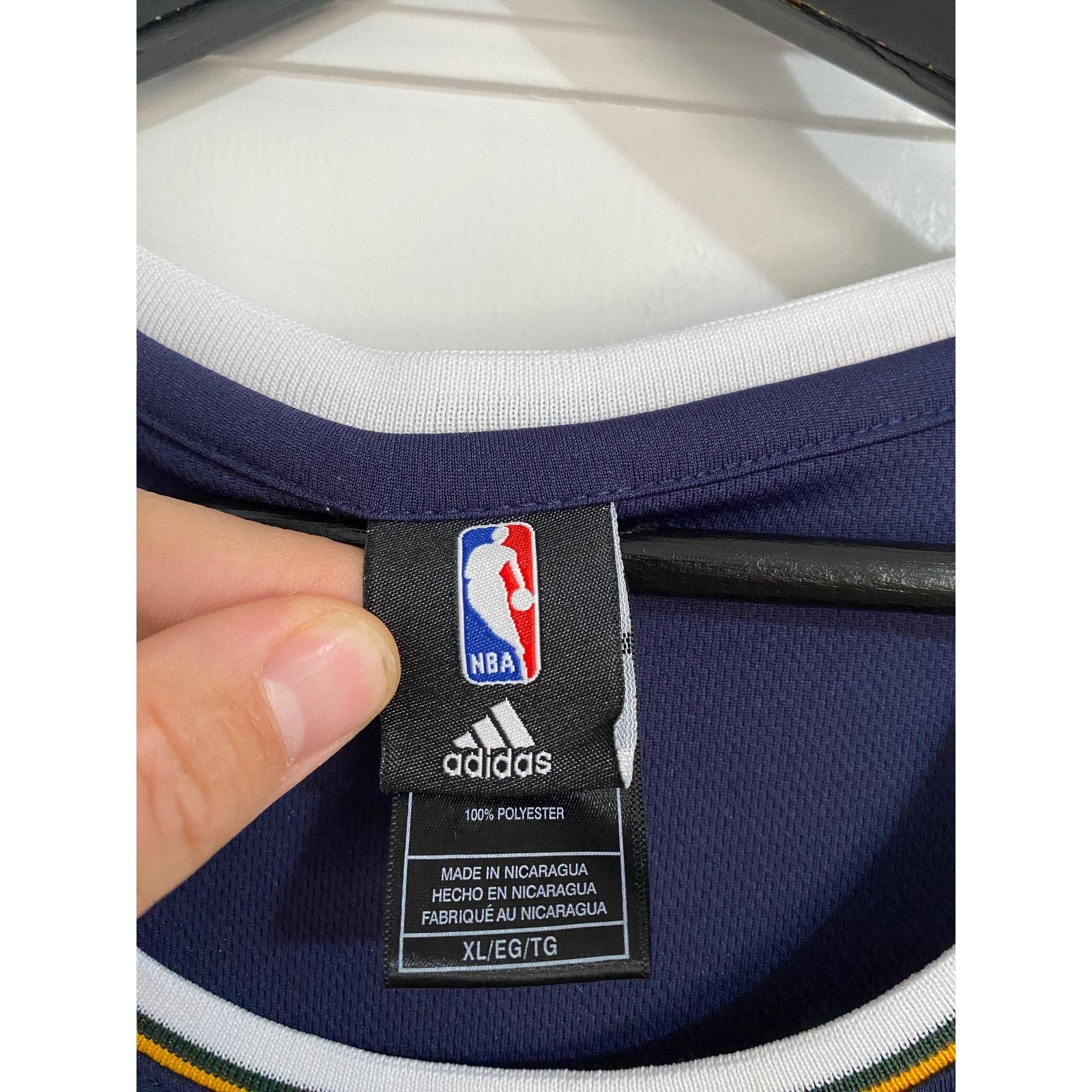 Adidas Gordon Hayward Utah Jazz NBA Basketball Jersey Women's XL Size XL / US 12-14 / IT 48-50 - 8 Thumbnail