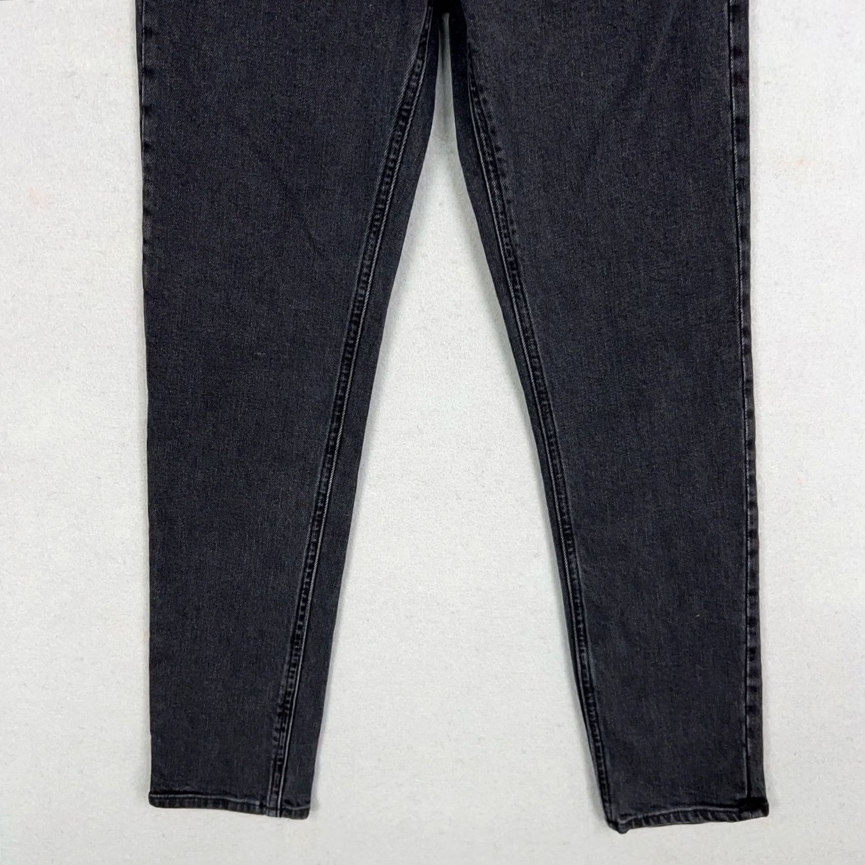 Aritzia Denim Forum Jeans Womens 24 Black Aritzia Yoko High Rise Slim Button Fly Size 42" / US 20 - 3 Thumbnail