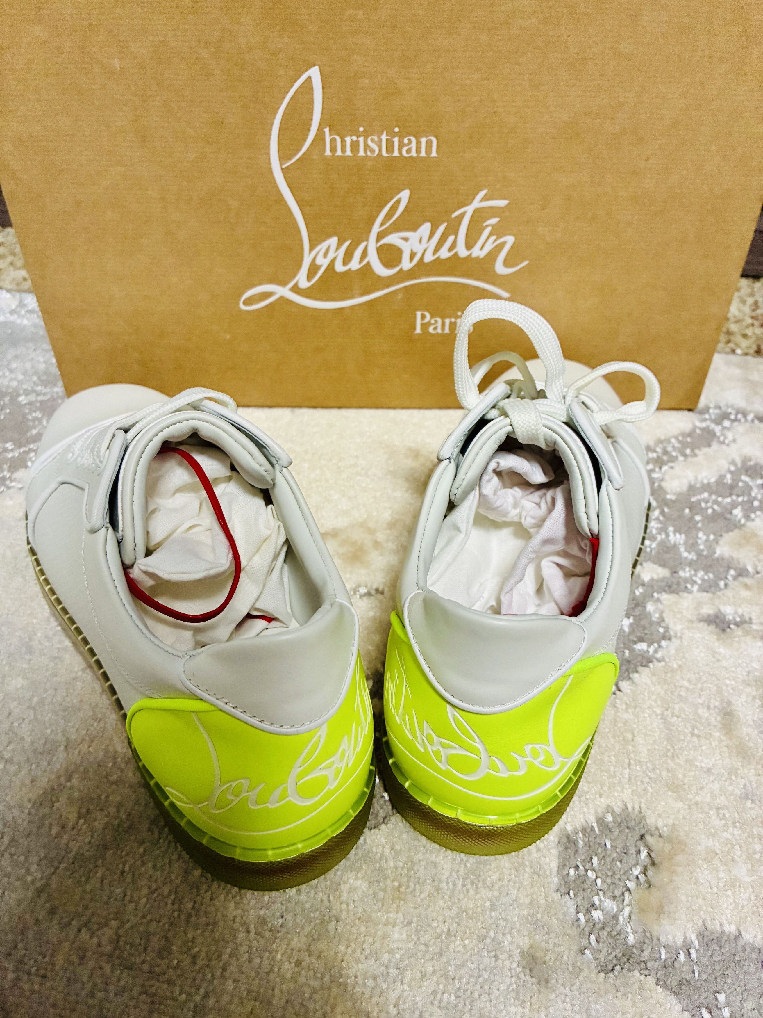 Christian Louboutin Christian Louboutin Low Top Sneakers Size US 9.5 / IT 39.5 - 2 Thumbnail